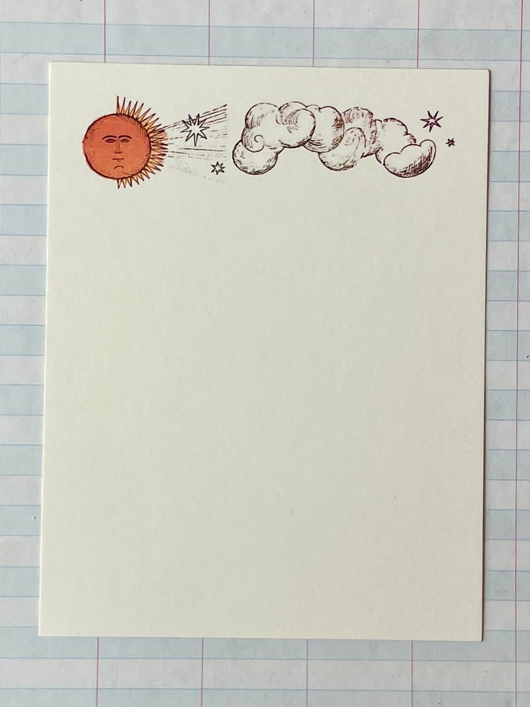 Sun Facing Clouds Notecards - PARCEL