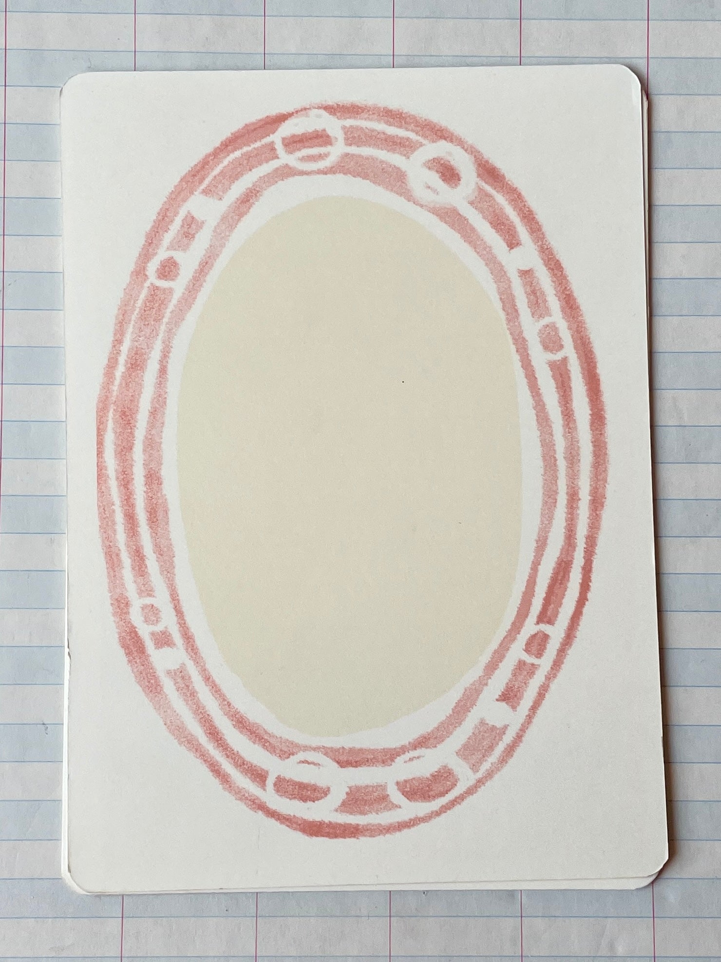 Bubble Frame Printed Stationery - PARCEL