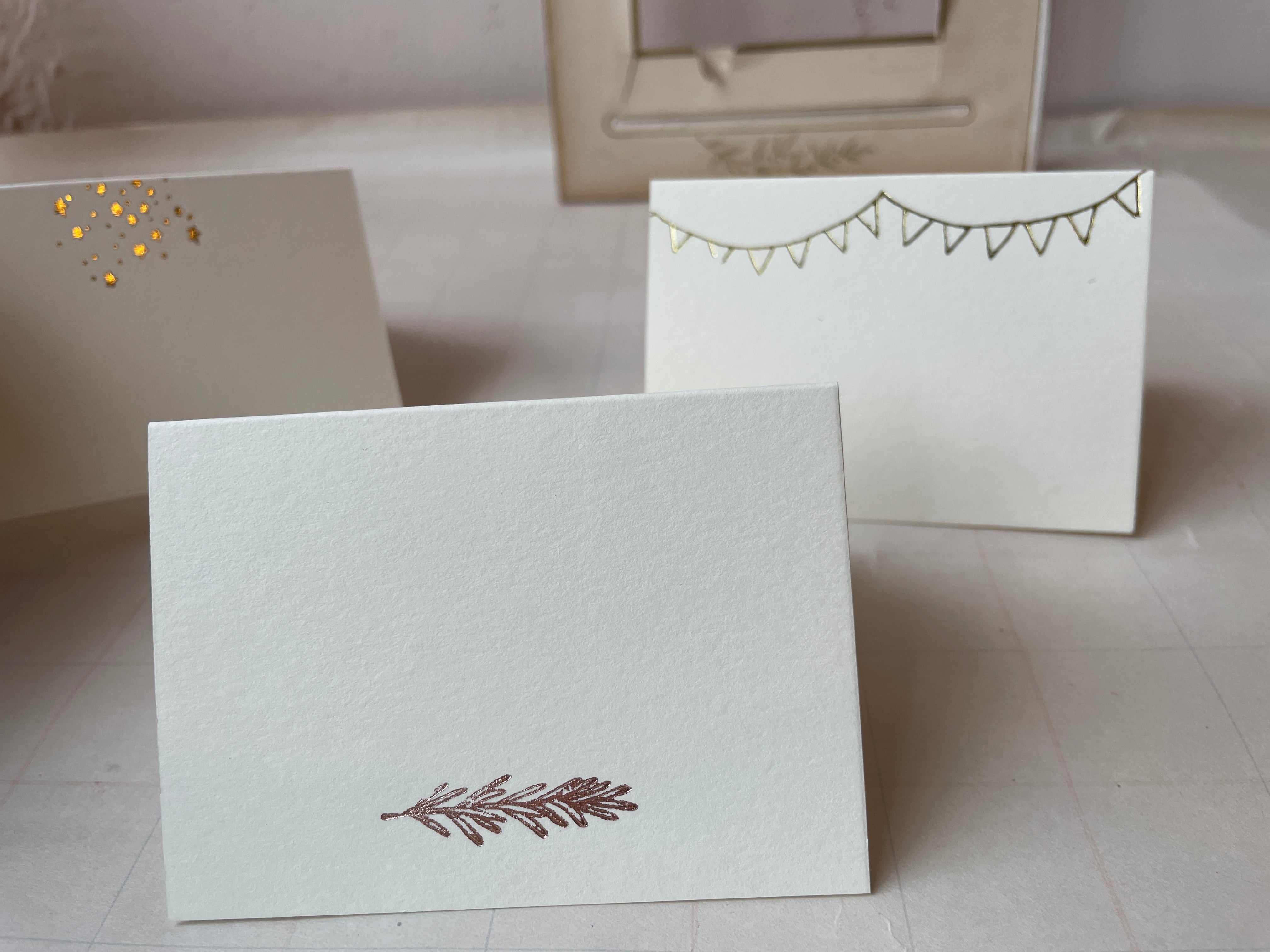 Foil-Pressed Placecards - PARCEL