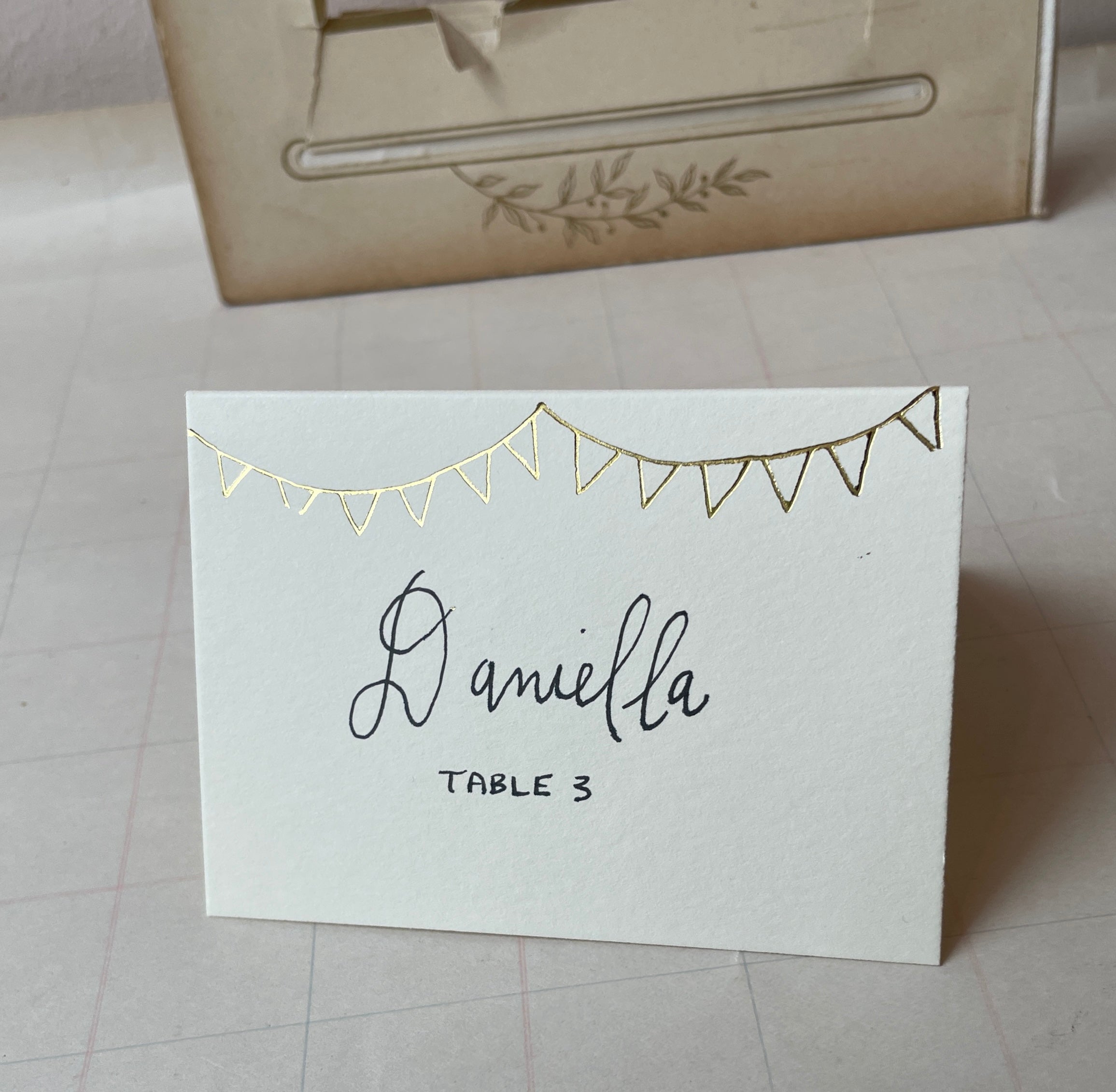 Foil-Pressed Placecards - PARCEL