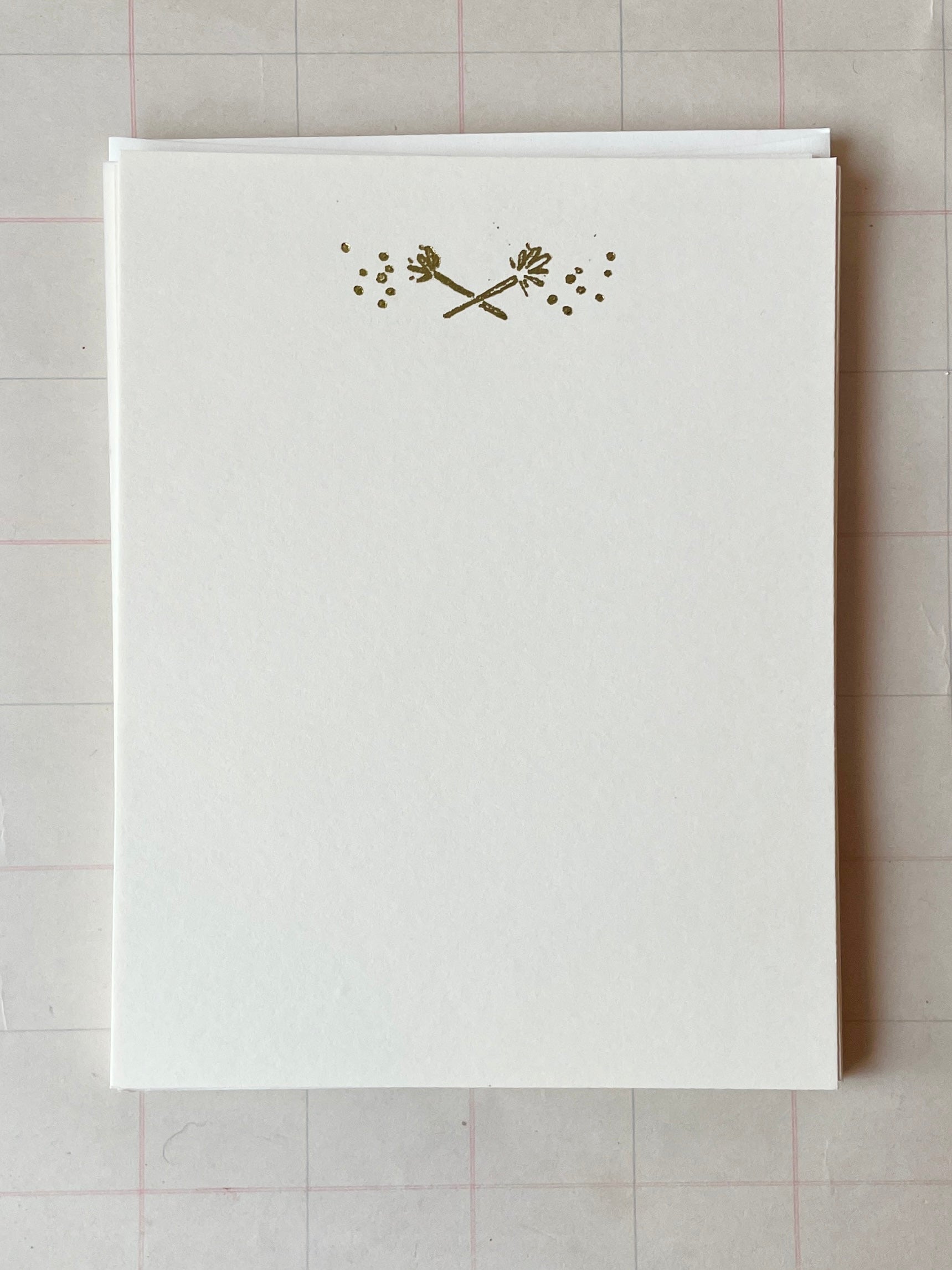 Sparklers Foil Pressed Stationery - PARCEL