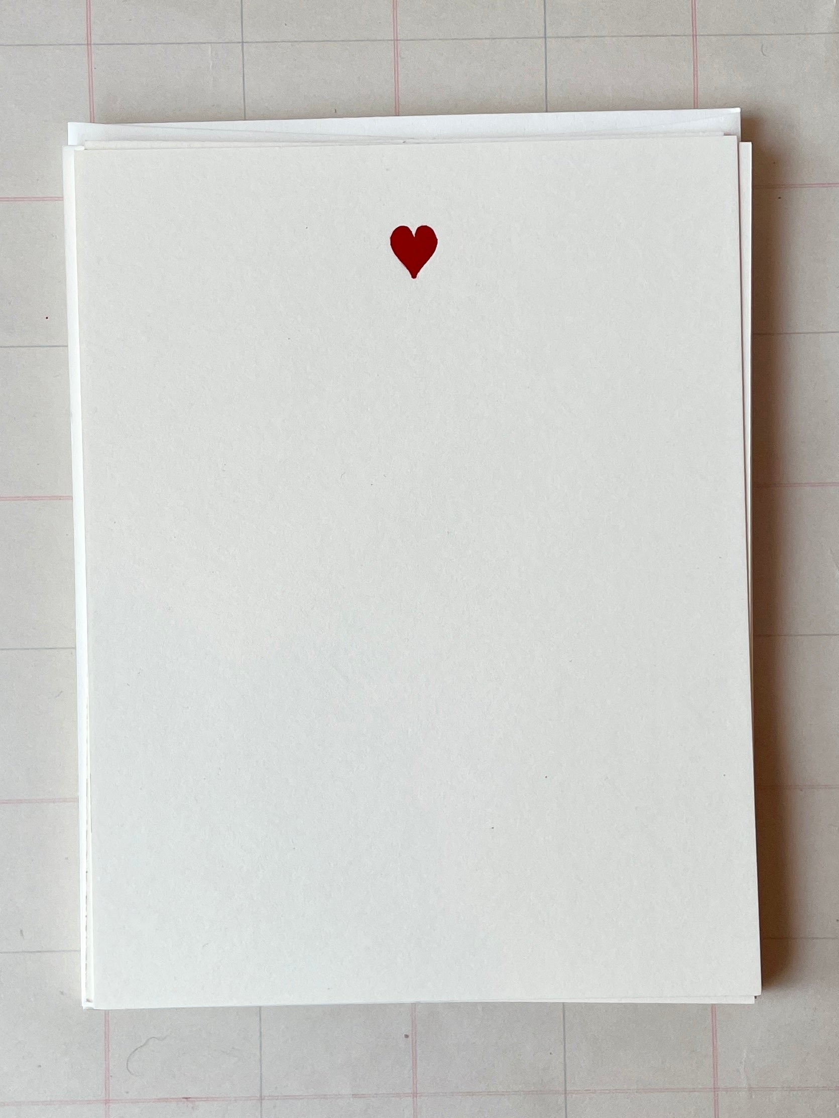 Tiny Heart Foil-pressed Notecards - PARCEL