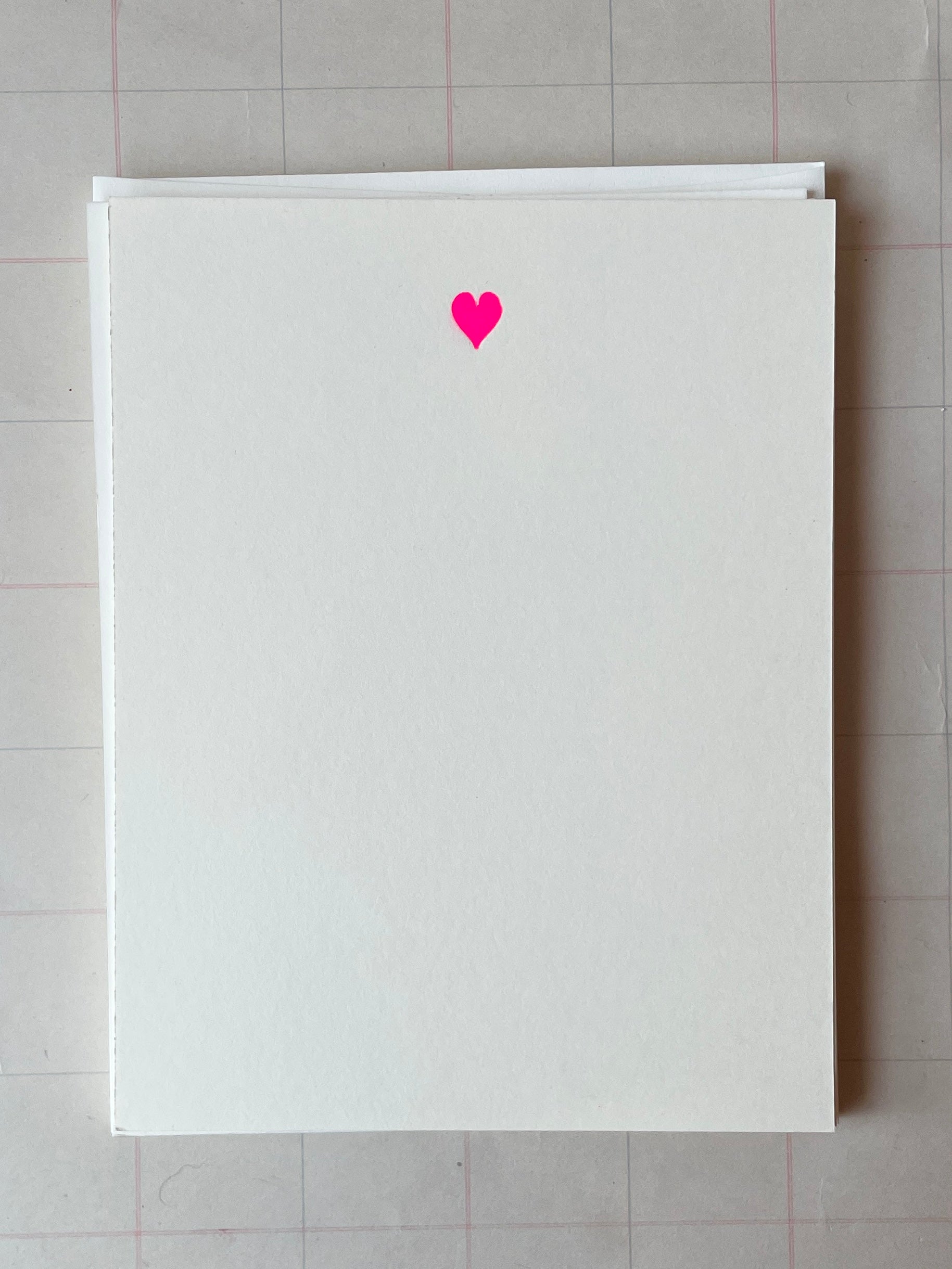 Tiny Heart Foil-pressed Notecards - PARCEL