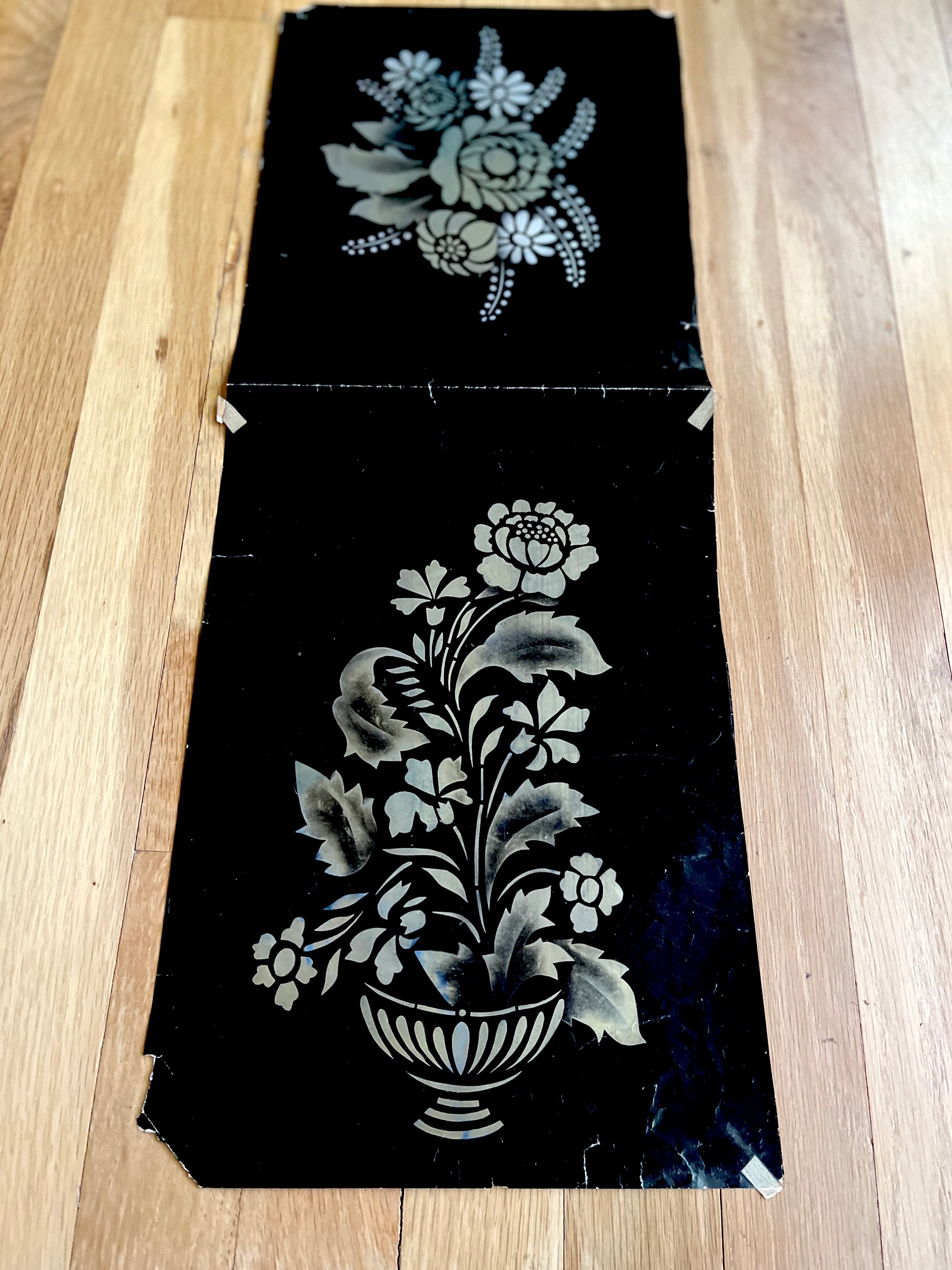 Folk Art Hand-Painted Stencil #12 - PARCEL
