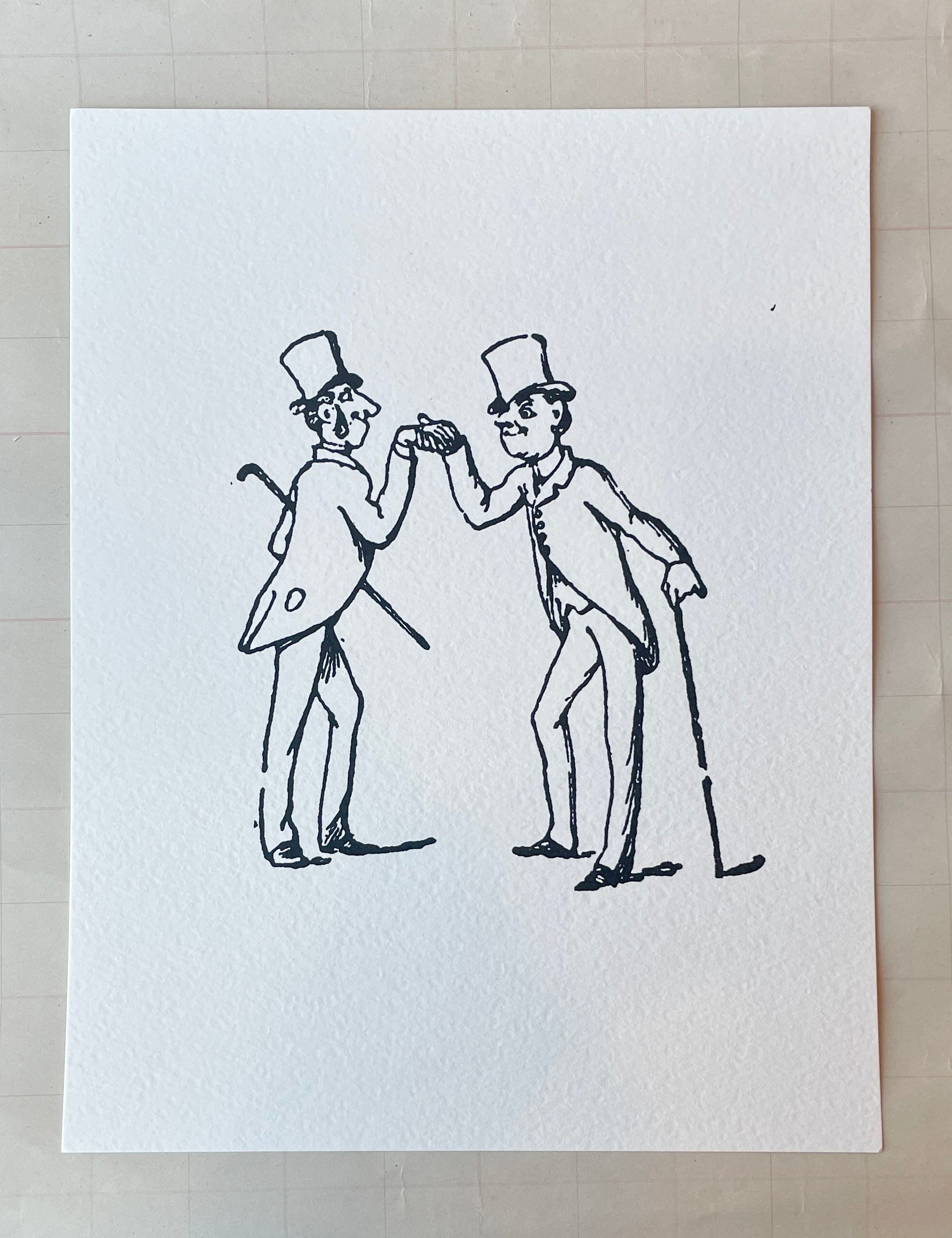Fellas Dancing Art Print - PARCEL