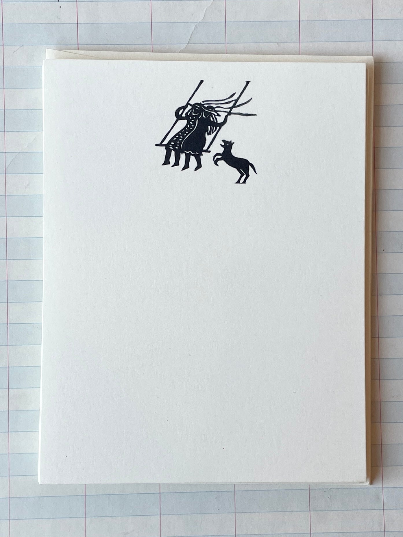 Swinging Girls Notecards - PARCEL