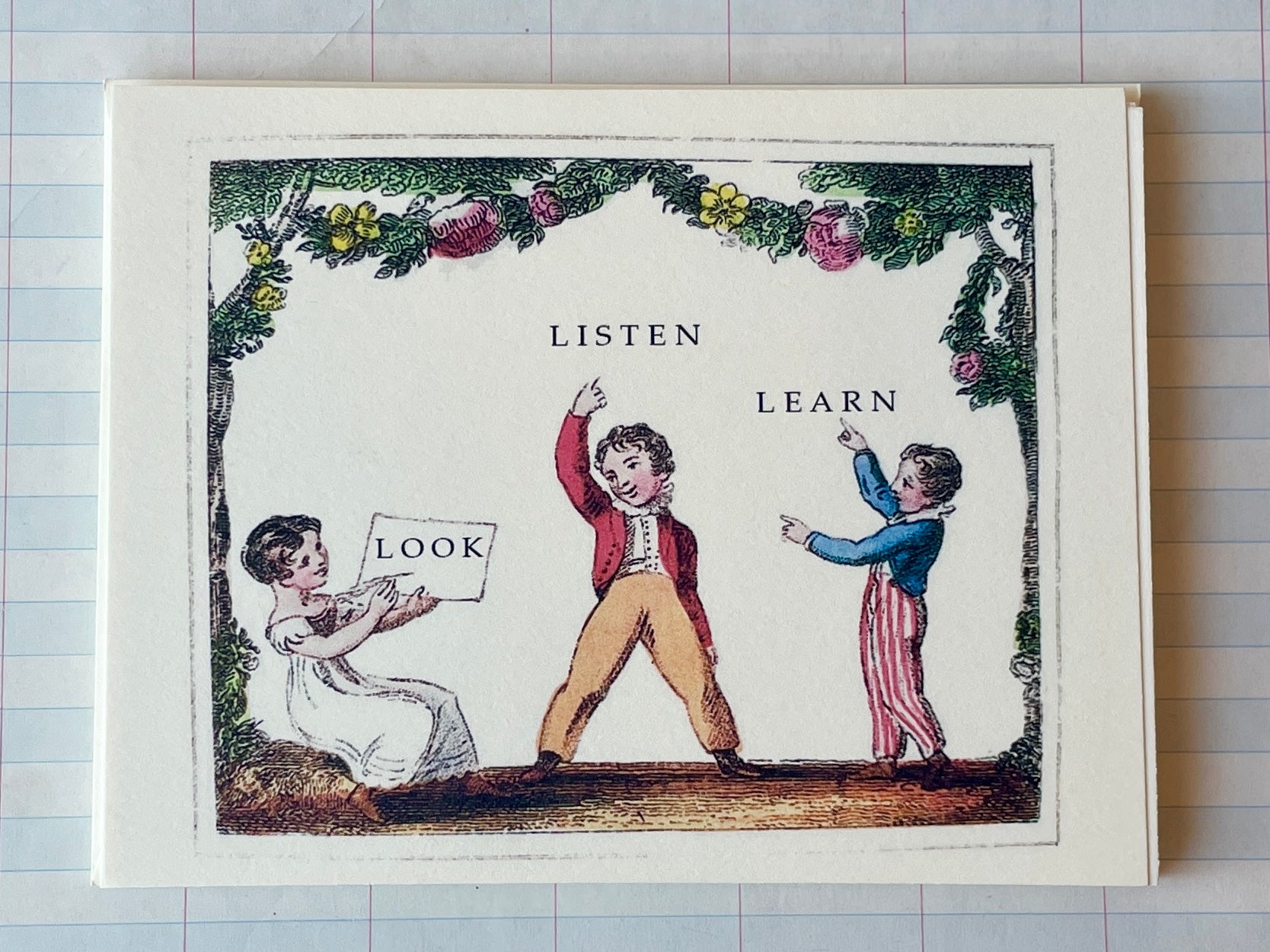 Look. Listen. Learn. Notecards - PARCEL