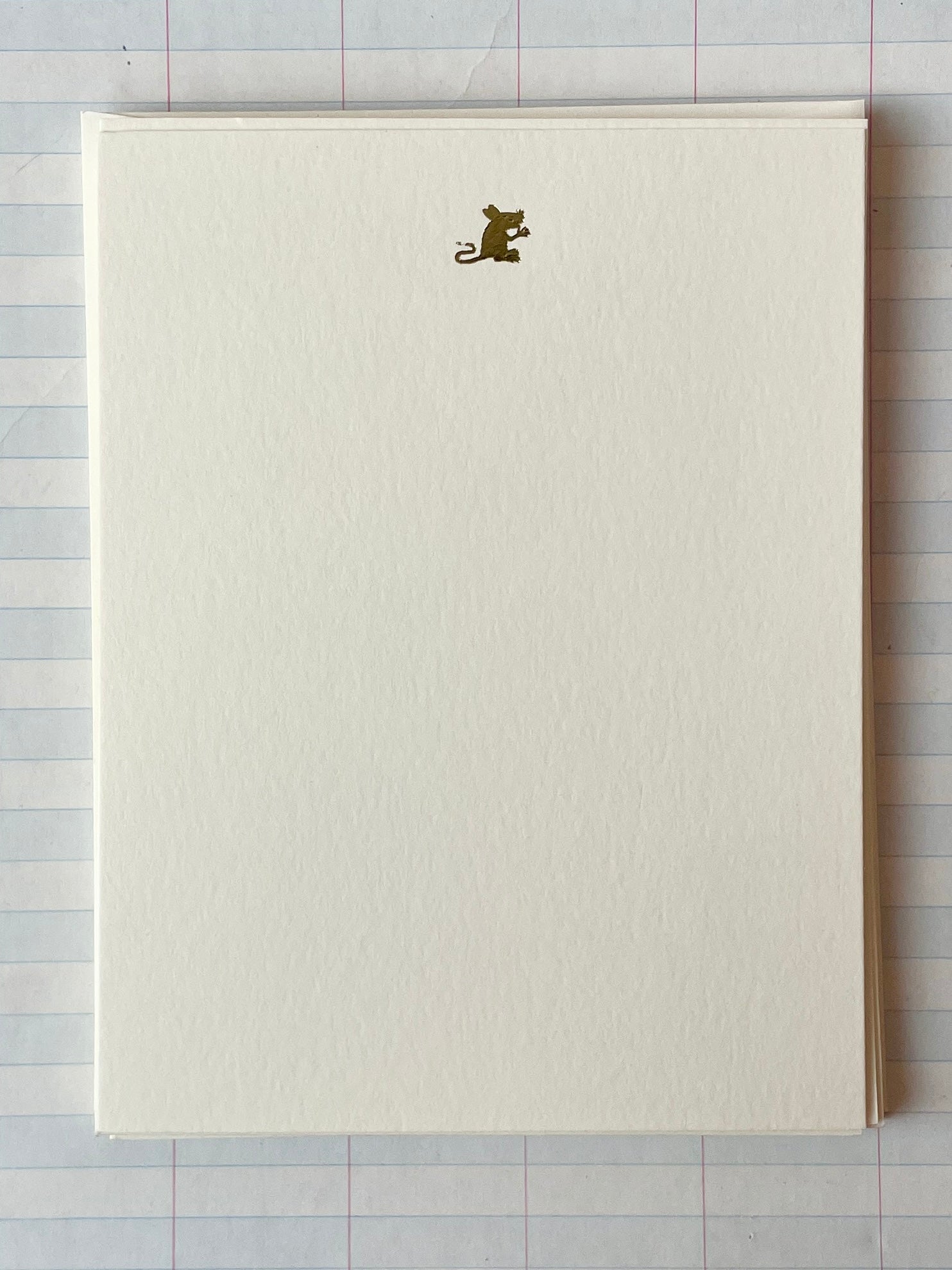 Tiny Rat Foil-pressed Notecards - PARCEL