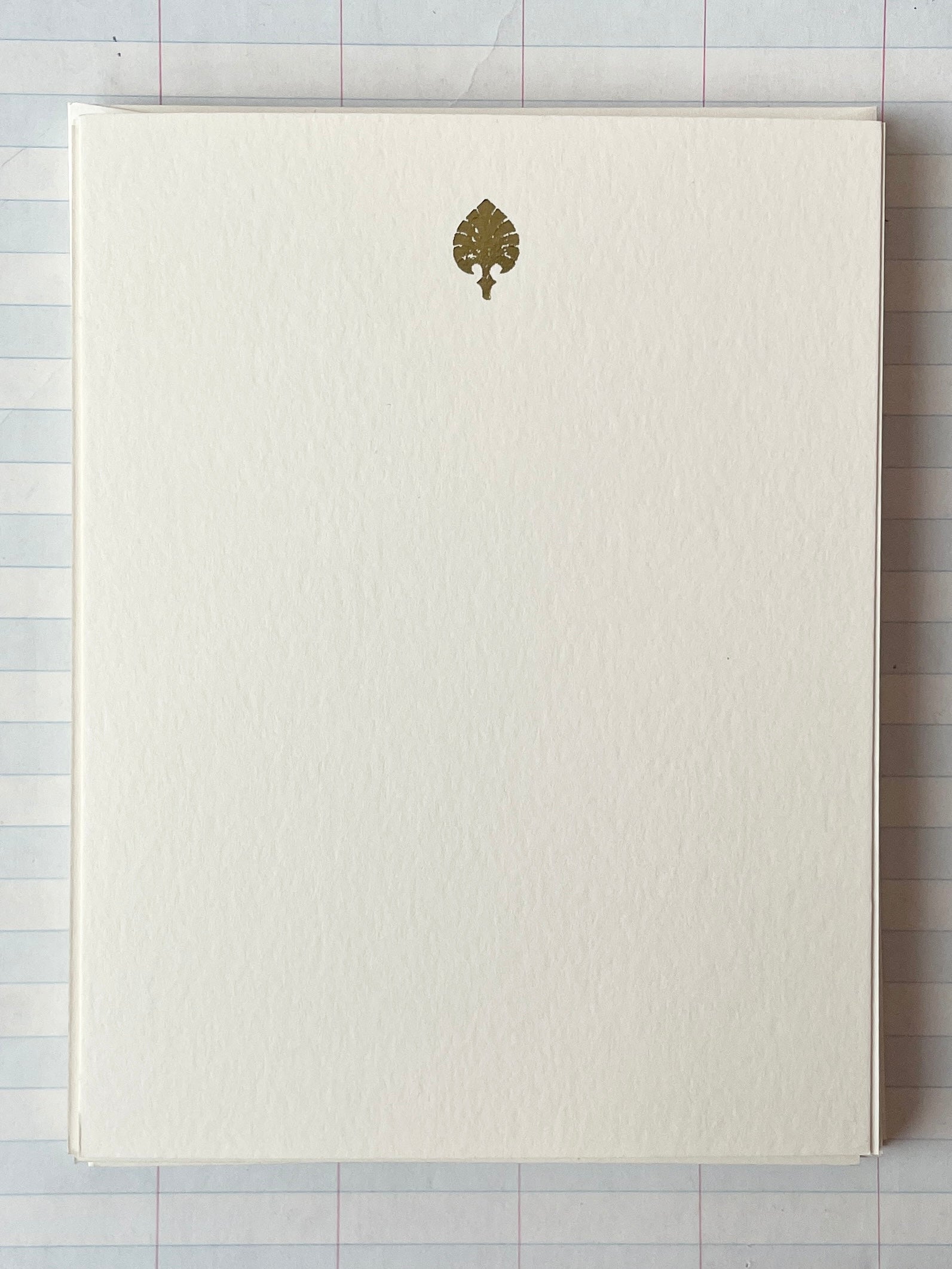 Little Fan Foil-pressed Notecards - PARCEL