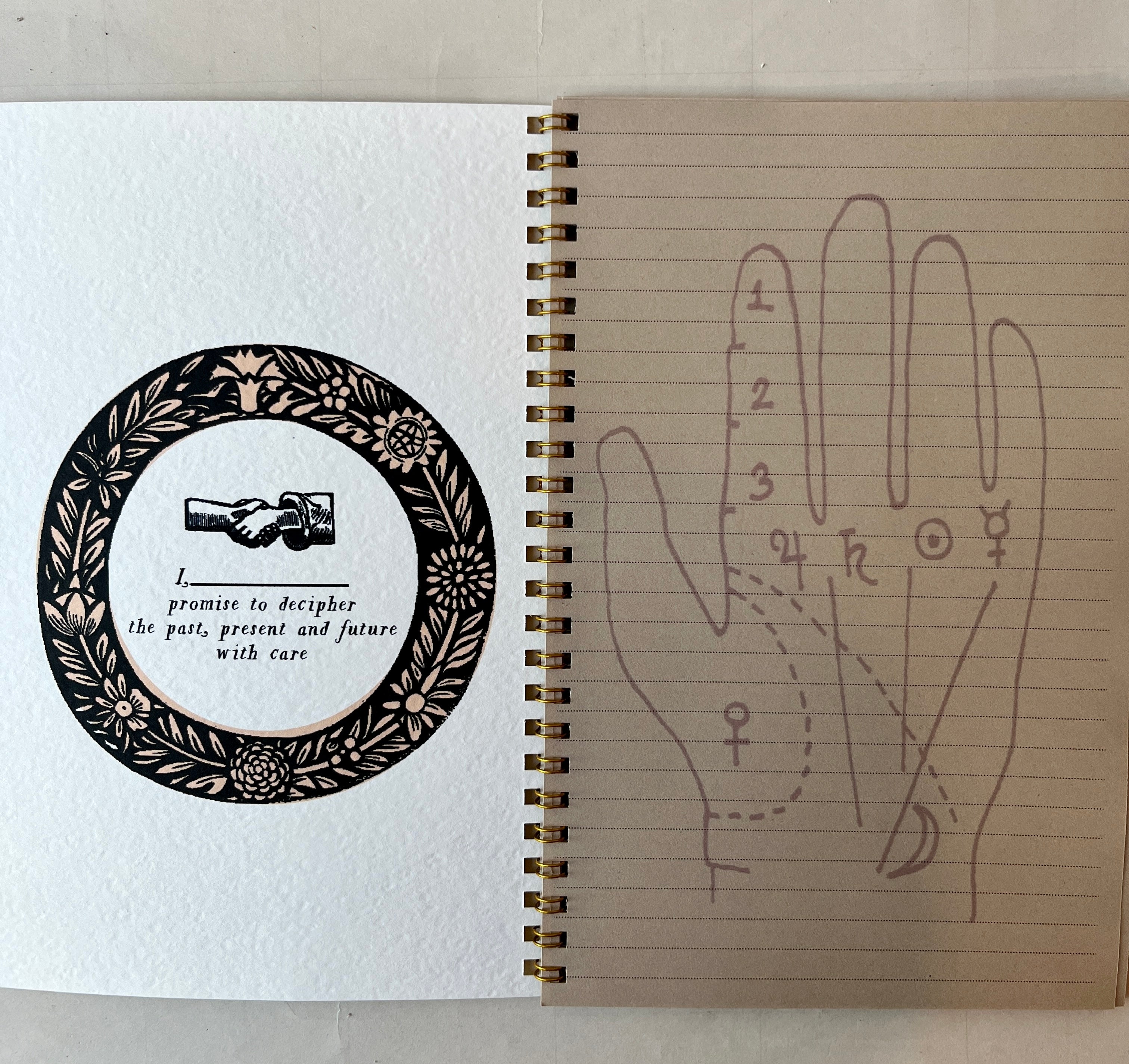 Palmistry Notebook - PARCEL