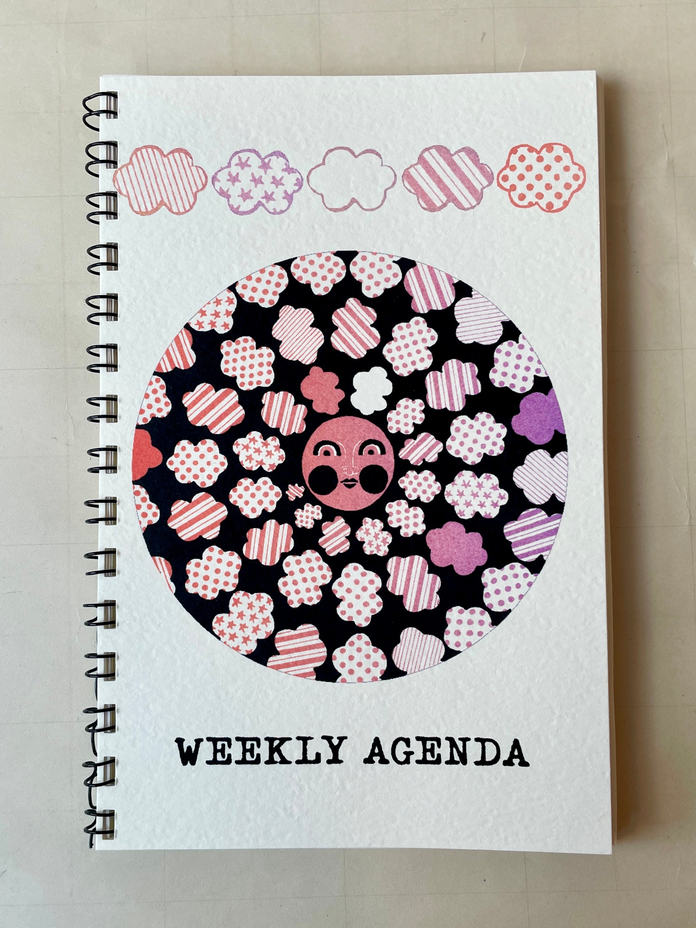 Perpetual Weekly Agenda Sun and Moon - PARCEL