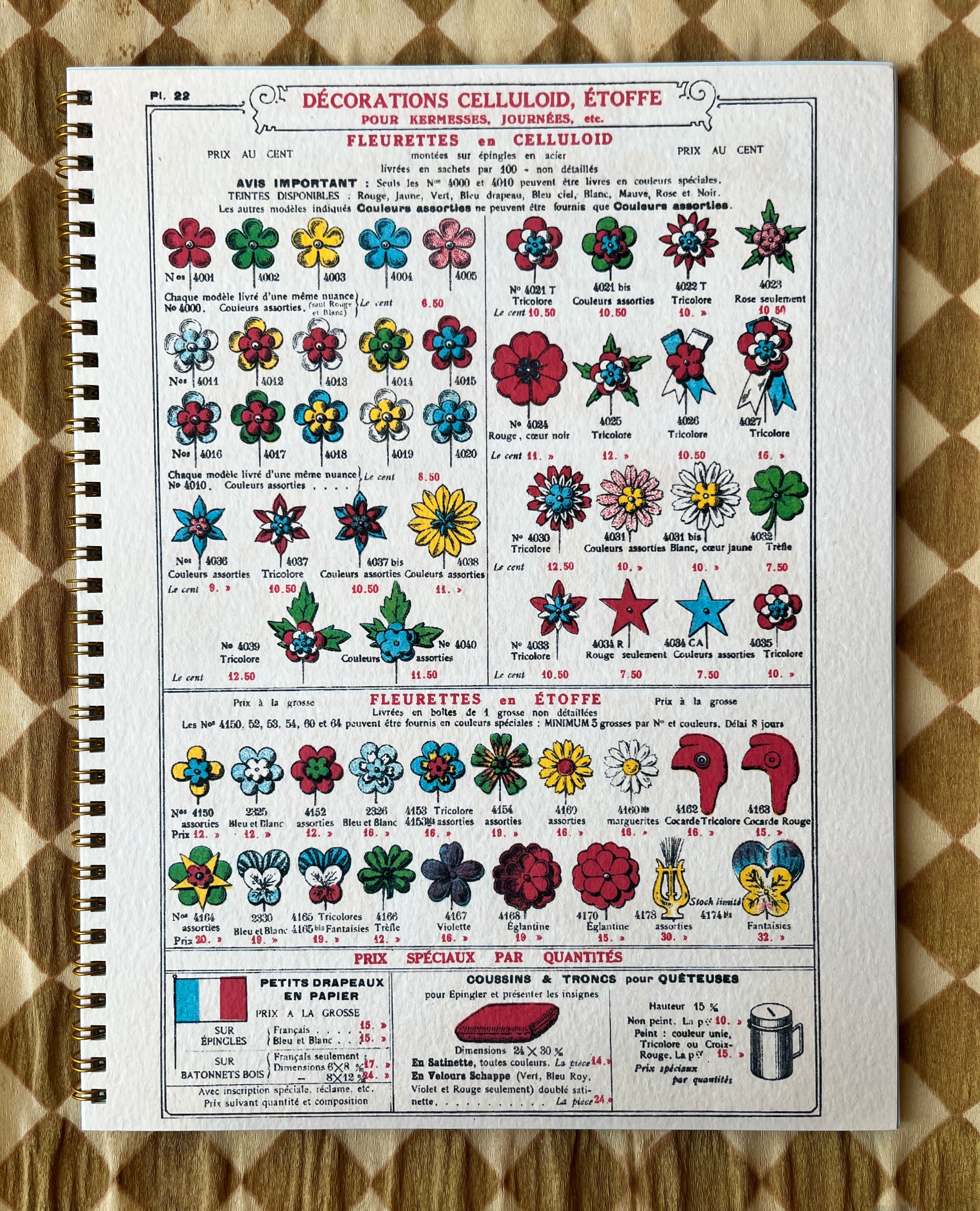 French Ribbon Notebooks - PARCEL