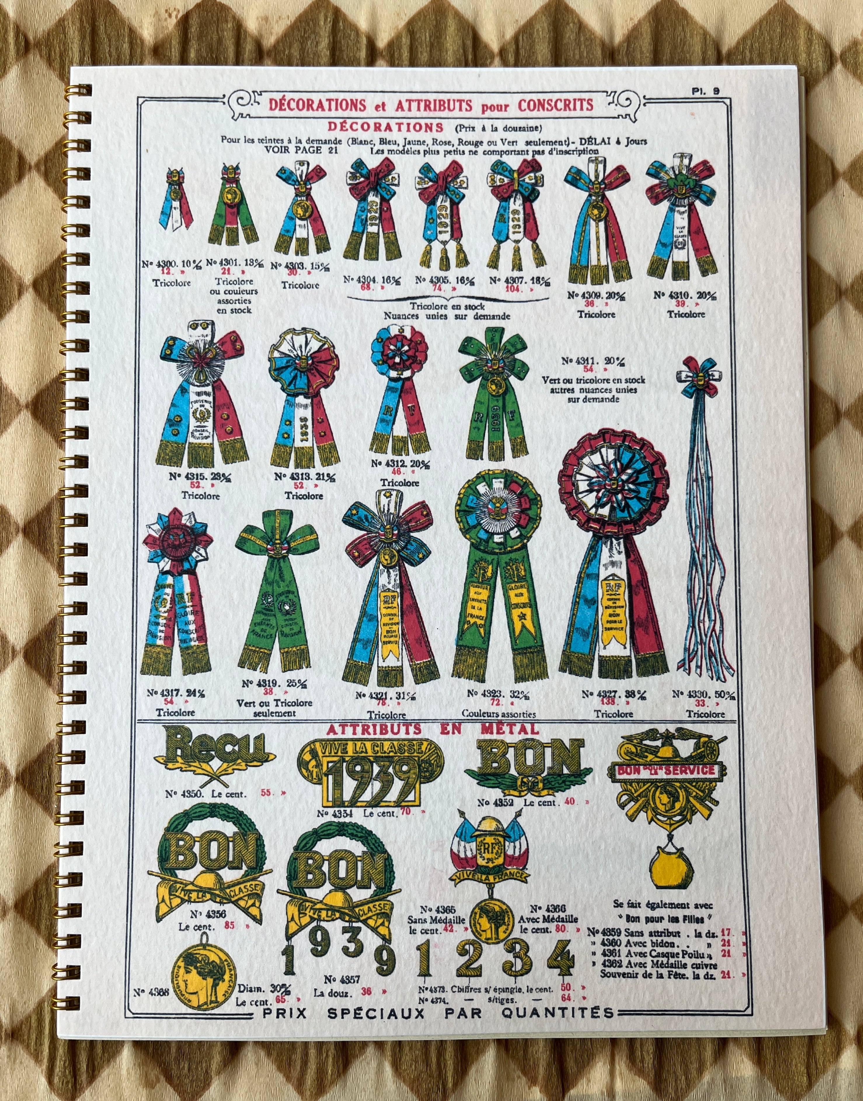 French Ribbon Notebooks - PARCEL
