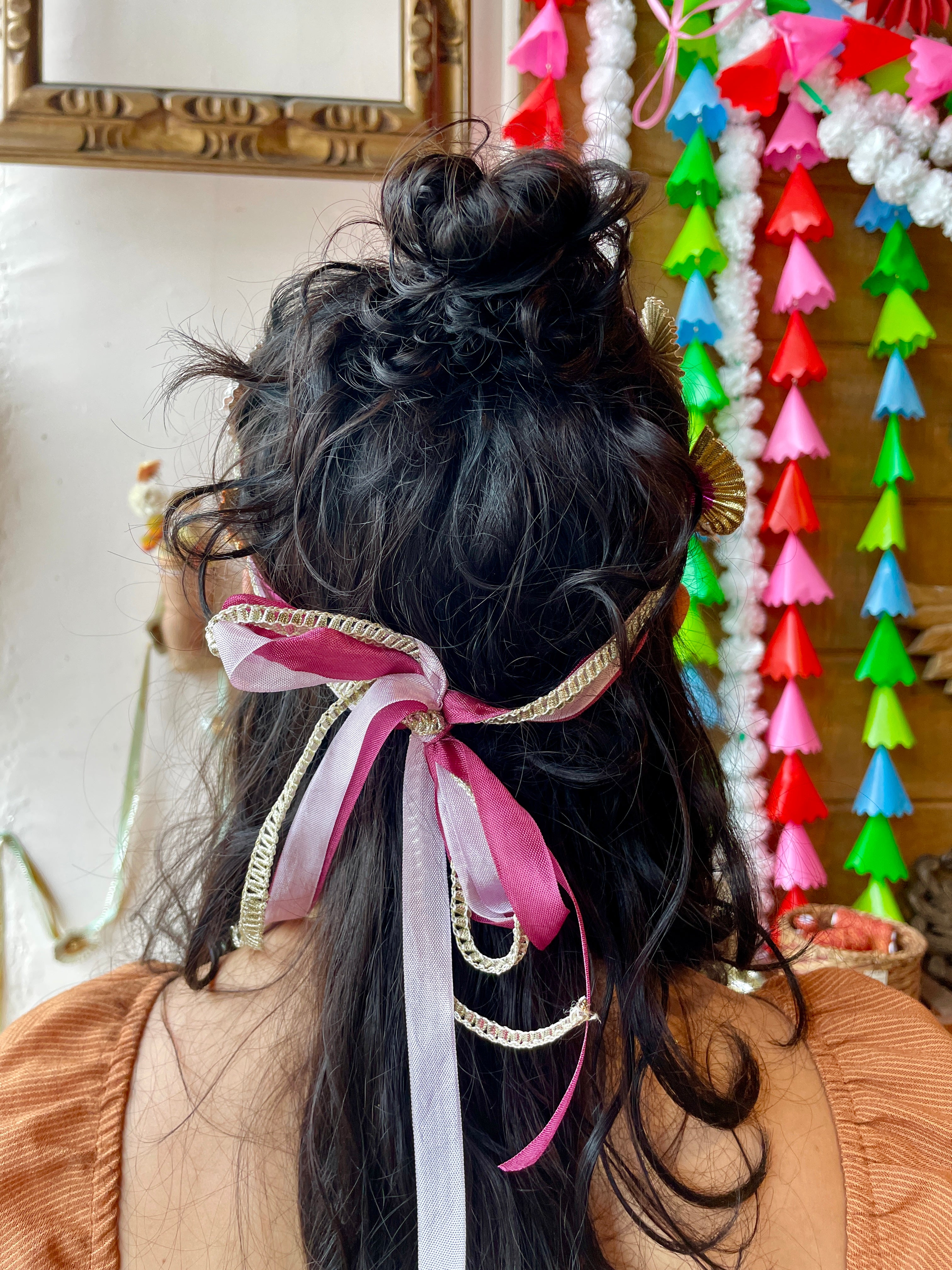 Ribbon Rosette Headress - PARCEL