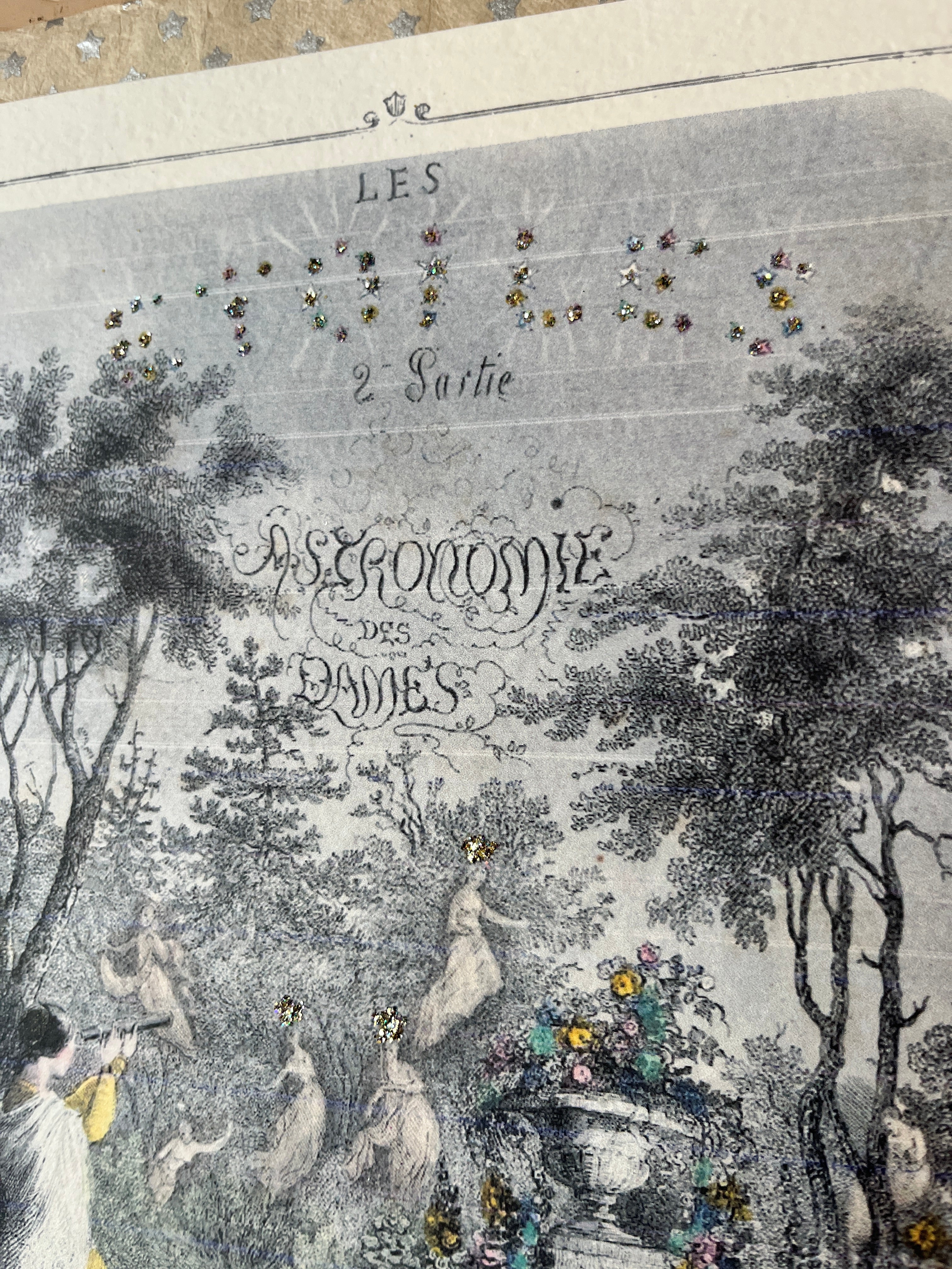 Les Etoiles Glittered Art Prints - PARCEL