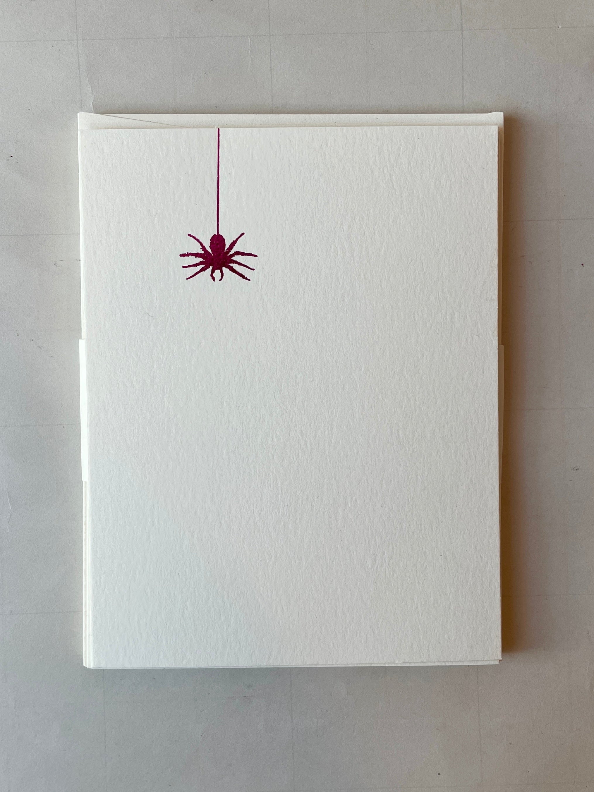Spider Foil Pressed Stationery - PARCEL