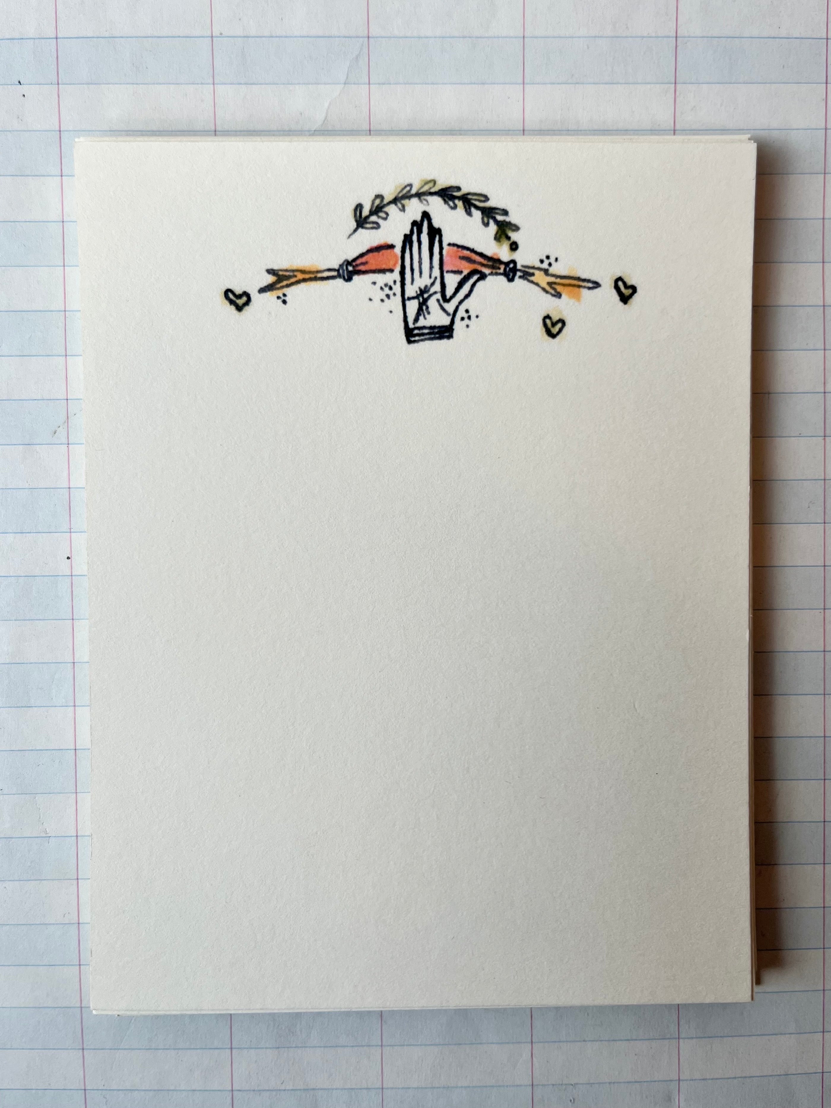 Hand Banner Notecard Set - PARCEL
