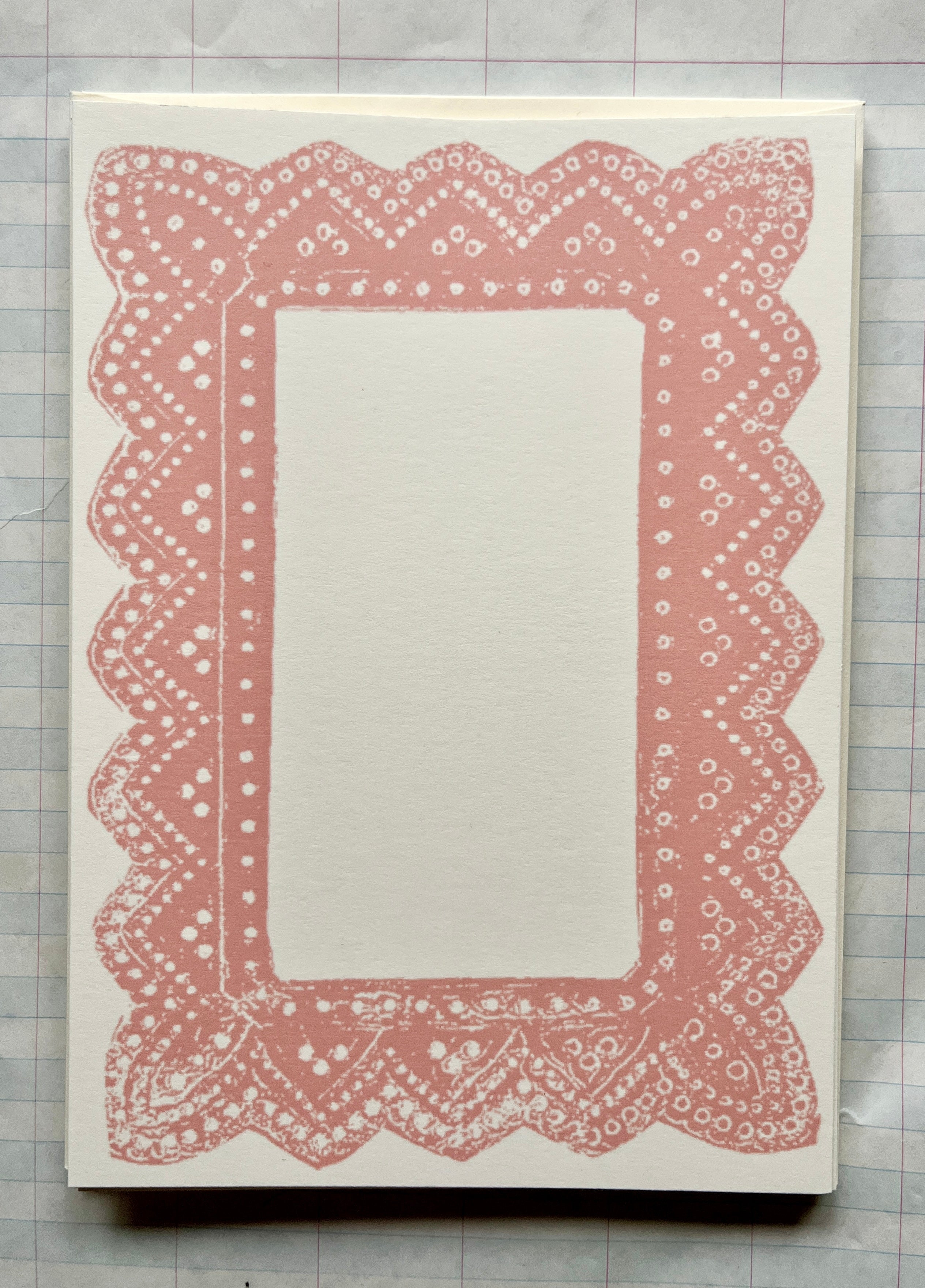 Pink Lace Frame