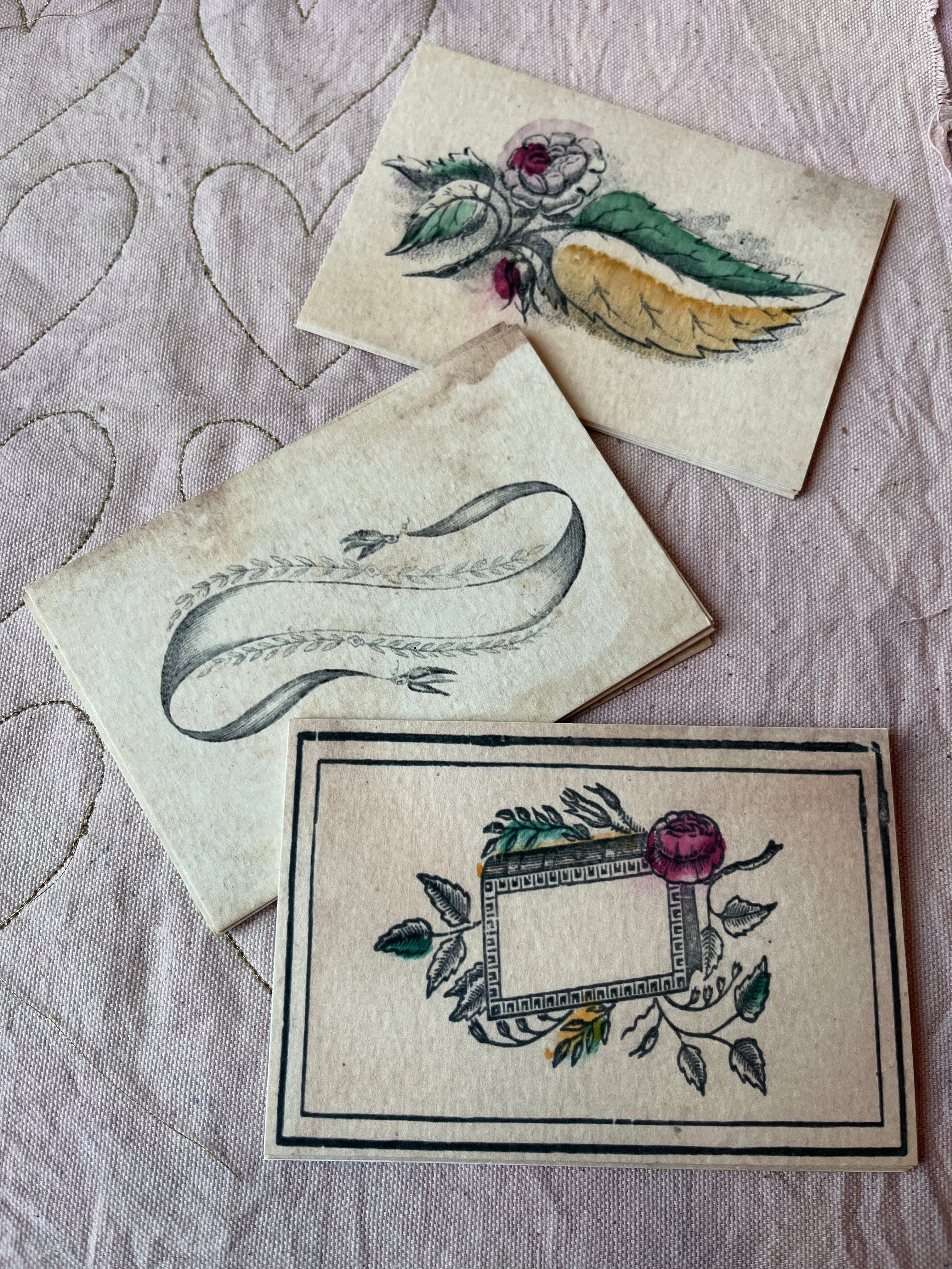 Vintage inspired Calling Cards - PARCEL