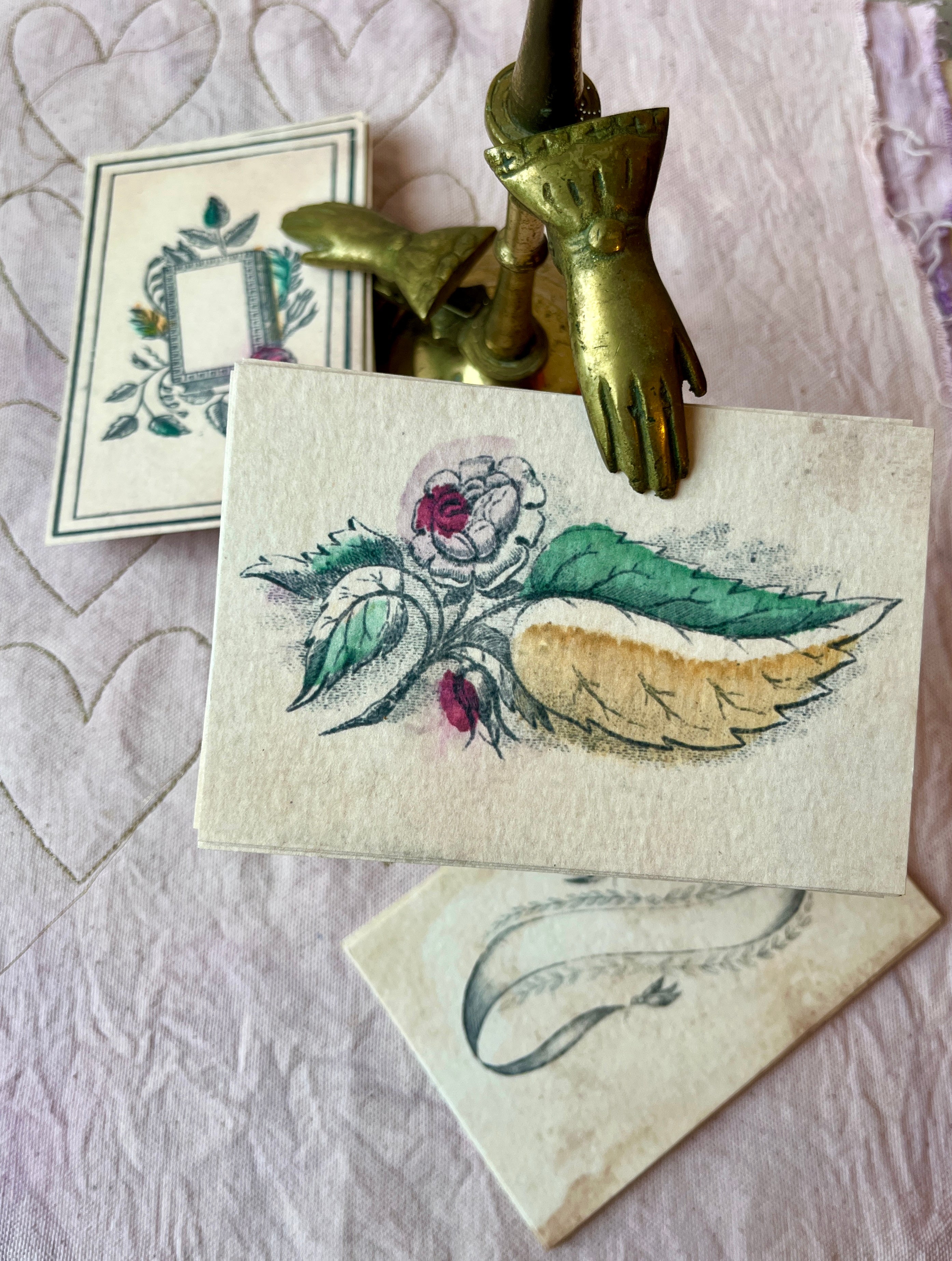 Vintage inspired Calling Cards - PARCEL
