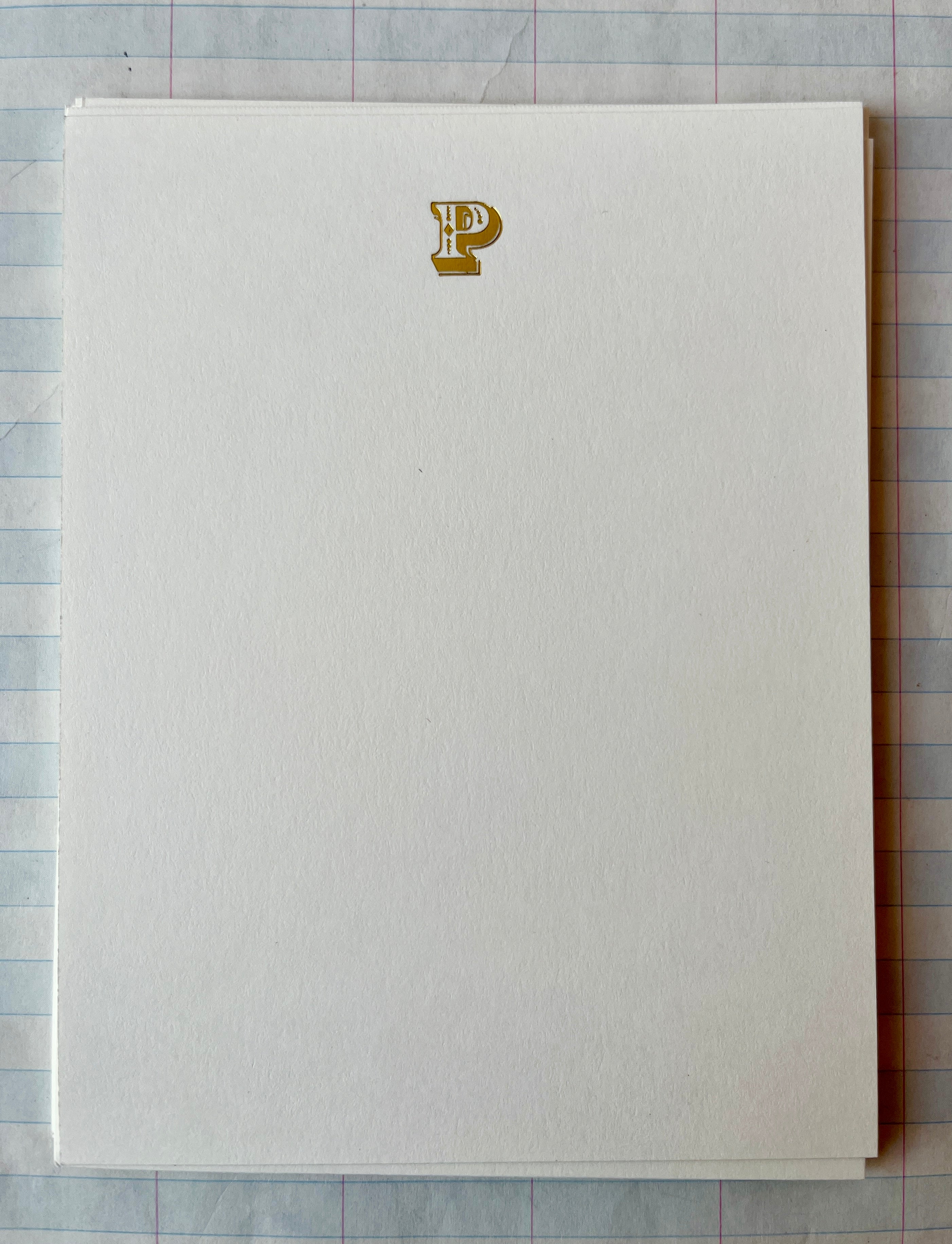 Carnival Foil-pressed Monogram - PARCEL