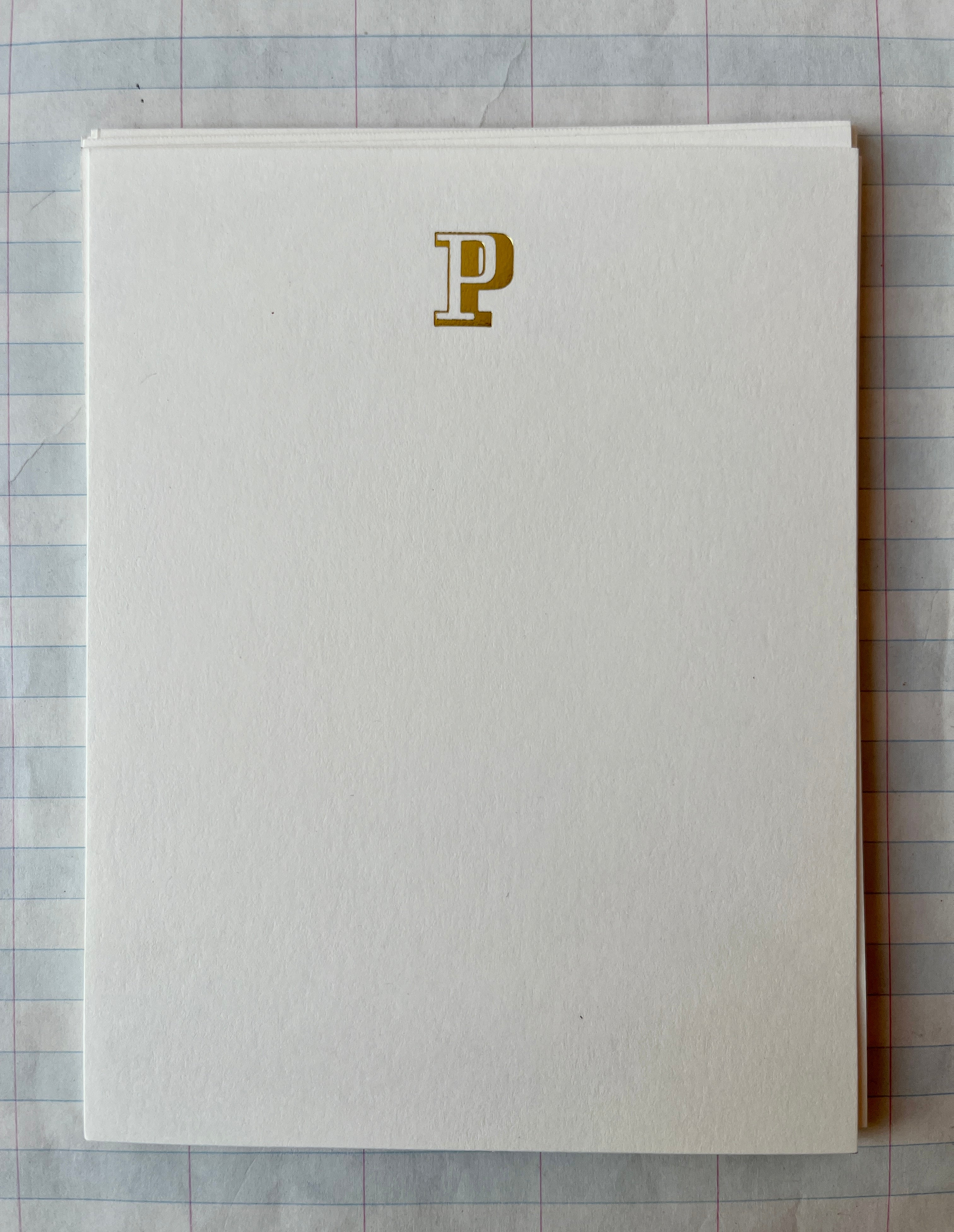 Shadow Play Foil-pressed Monogram - PARCEL