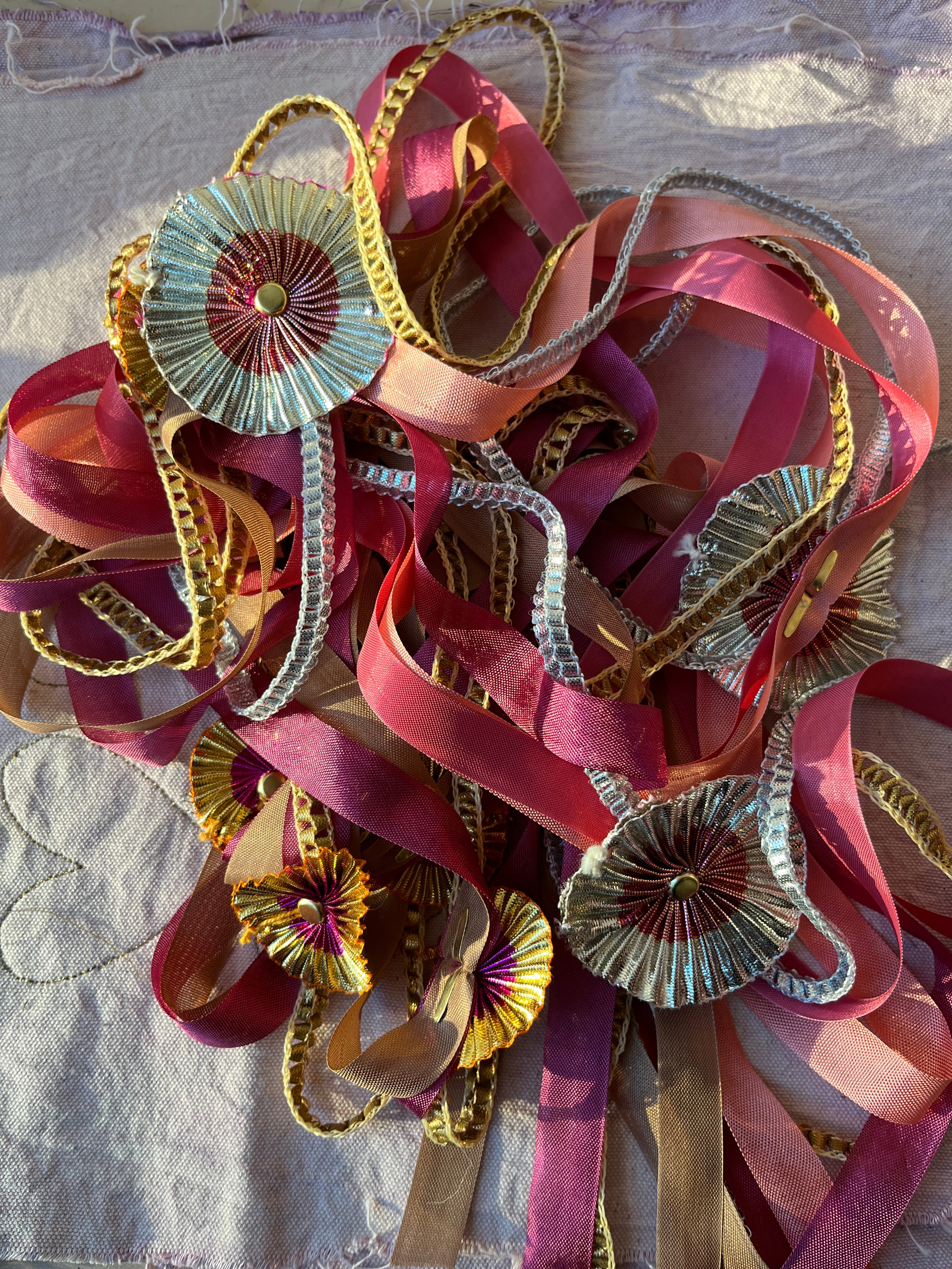 Ribbon Rosette Garlands - PARCEL
