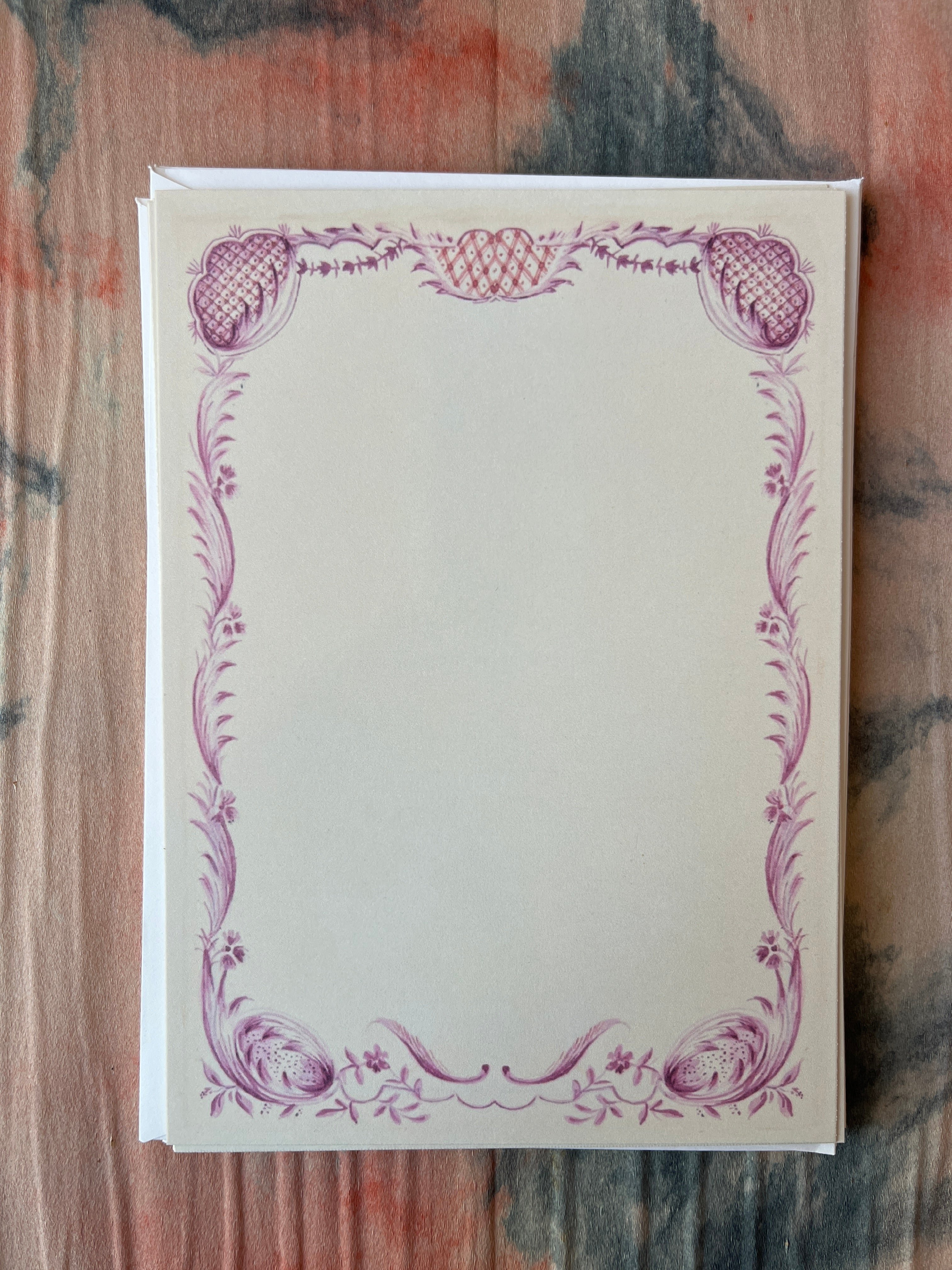 French Menu Frames Stationery Sets Series I - PARCEL