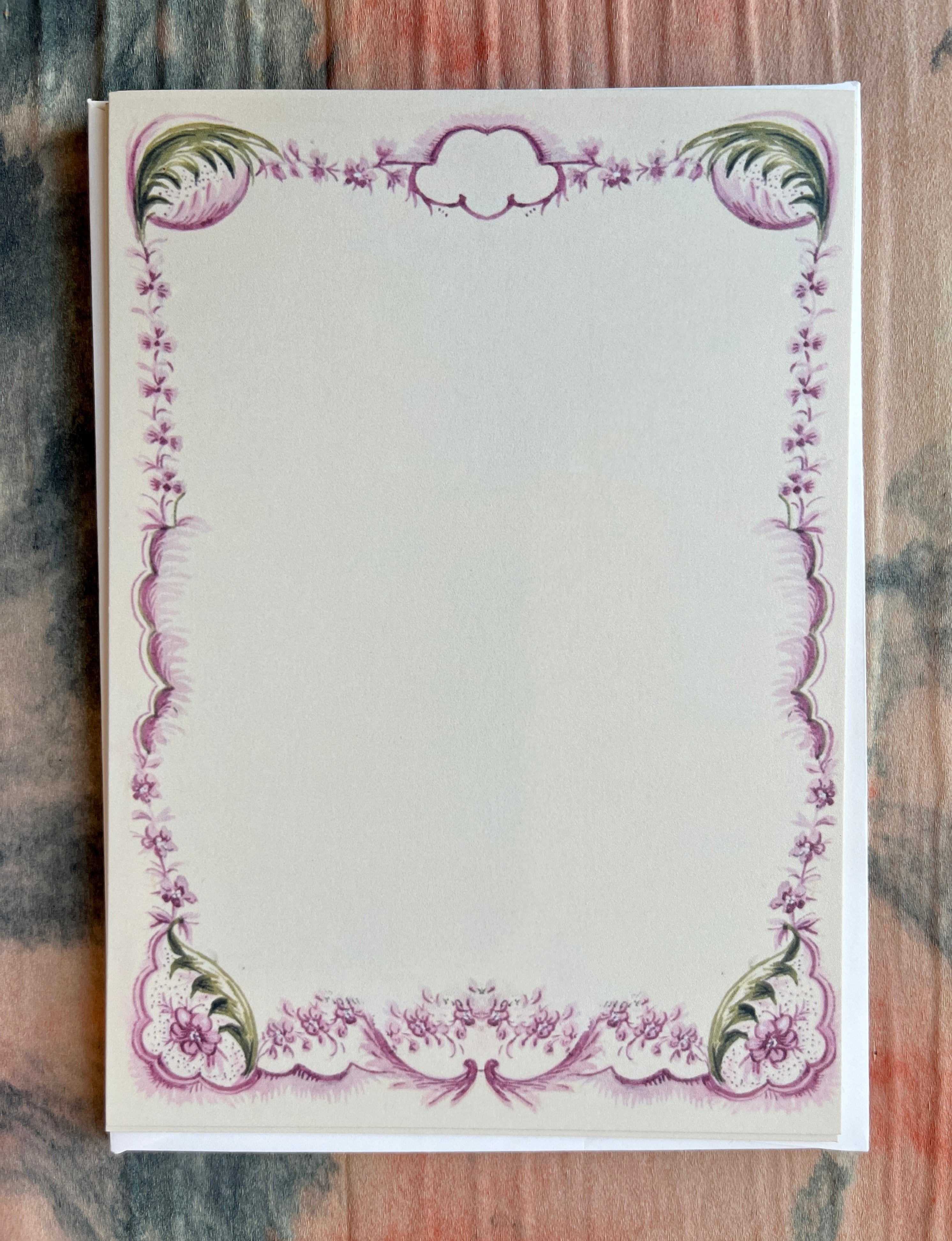 French Menu Frames Stationery Sets Series I - PARCEL