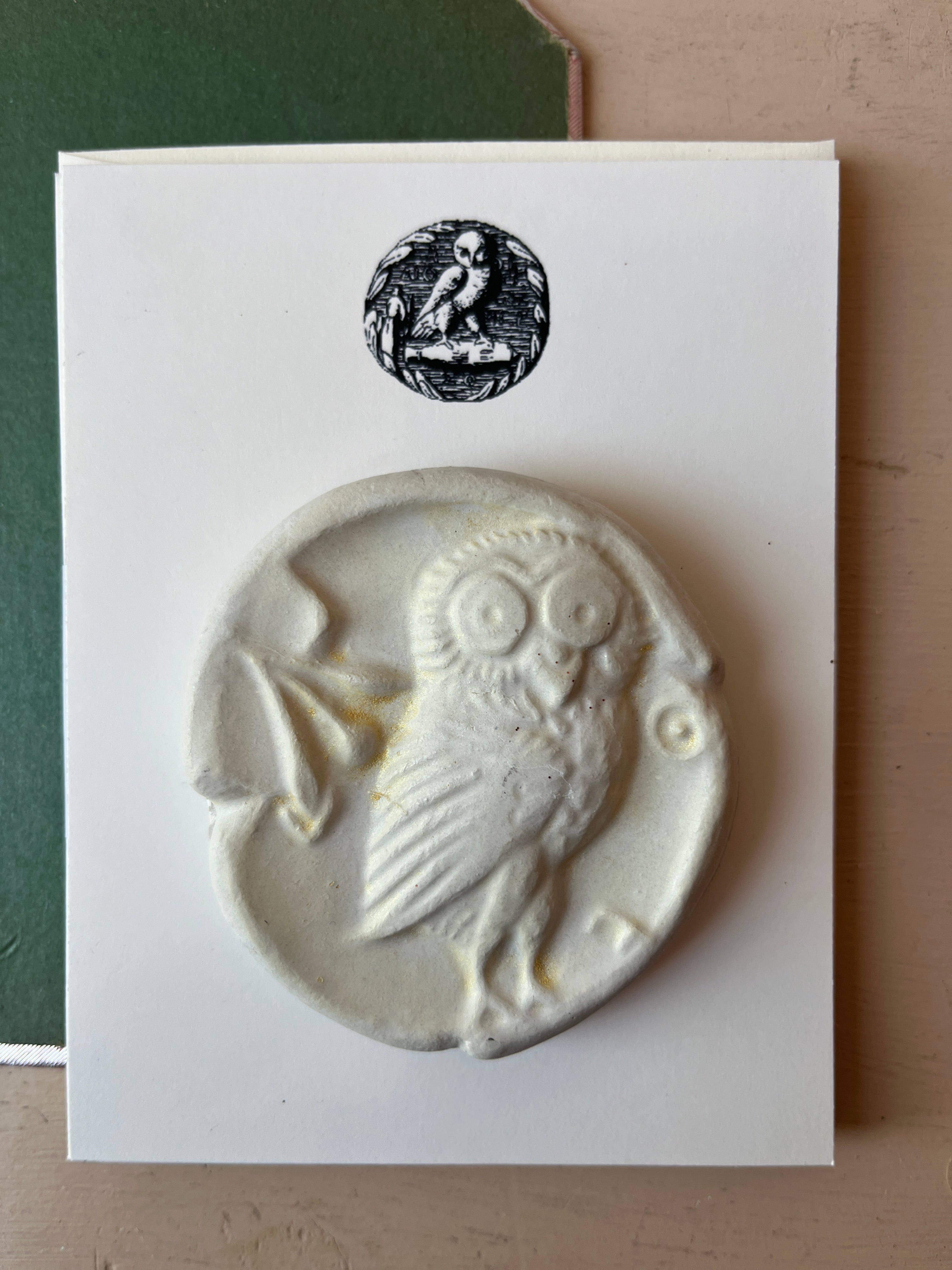 Plaster Owl Emblem - PARCEL