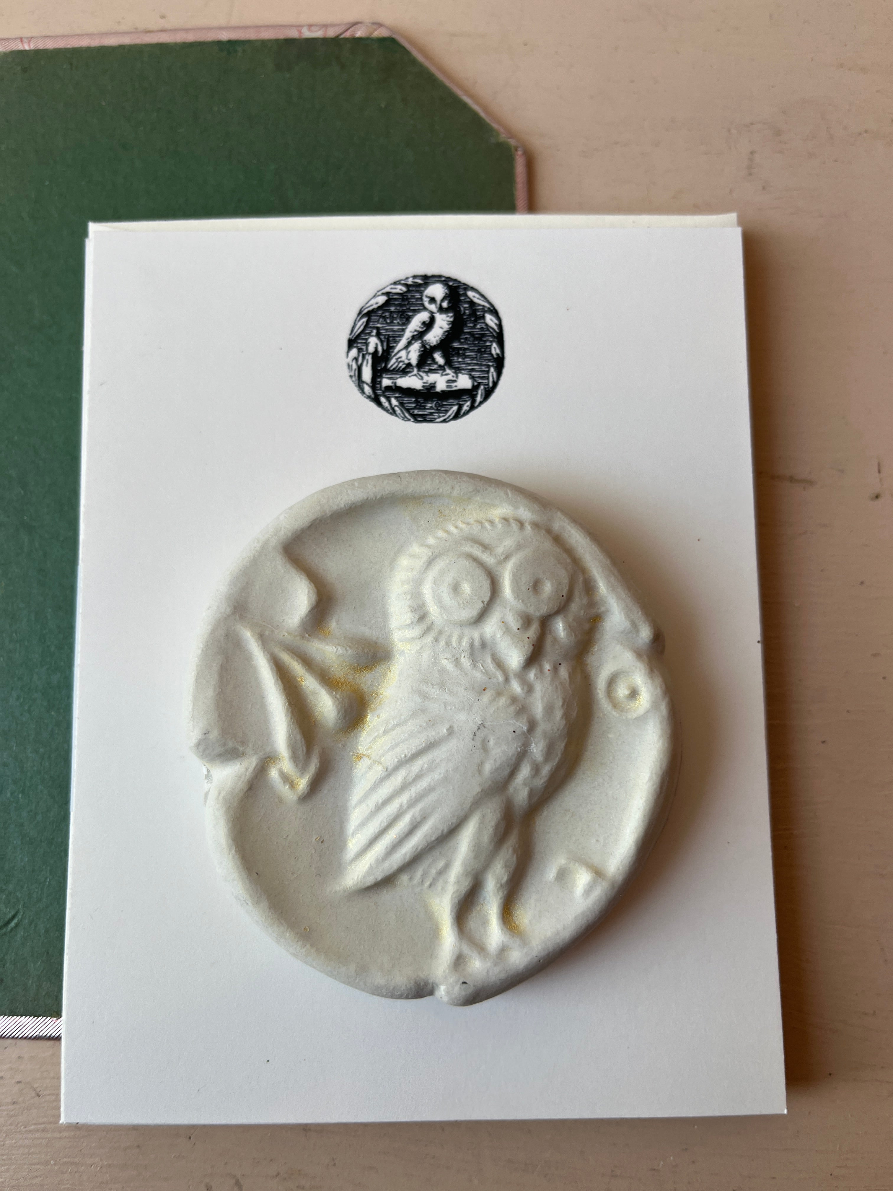 Plaster Owl Emblem - PARCEL