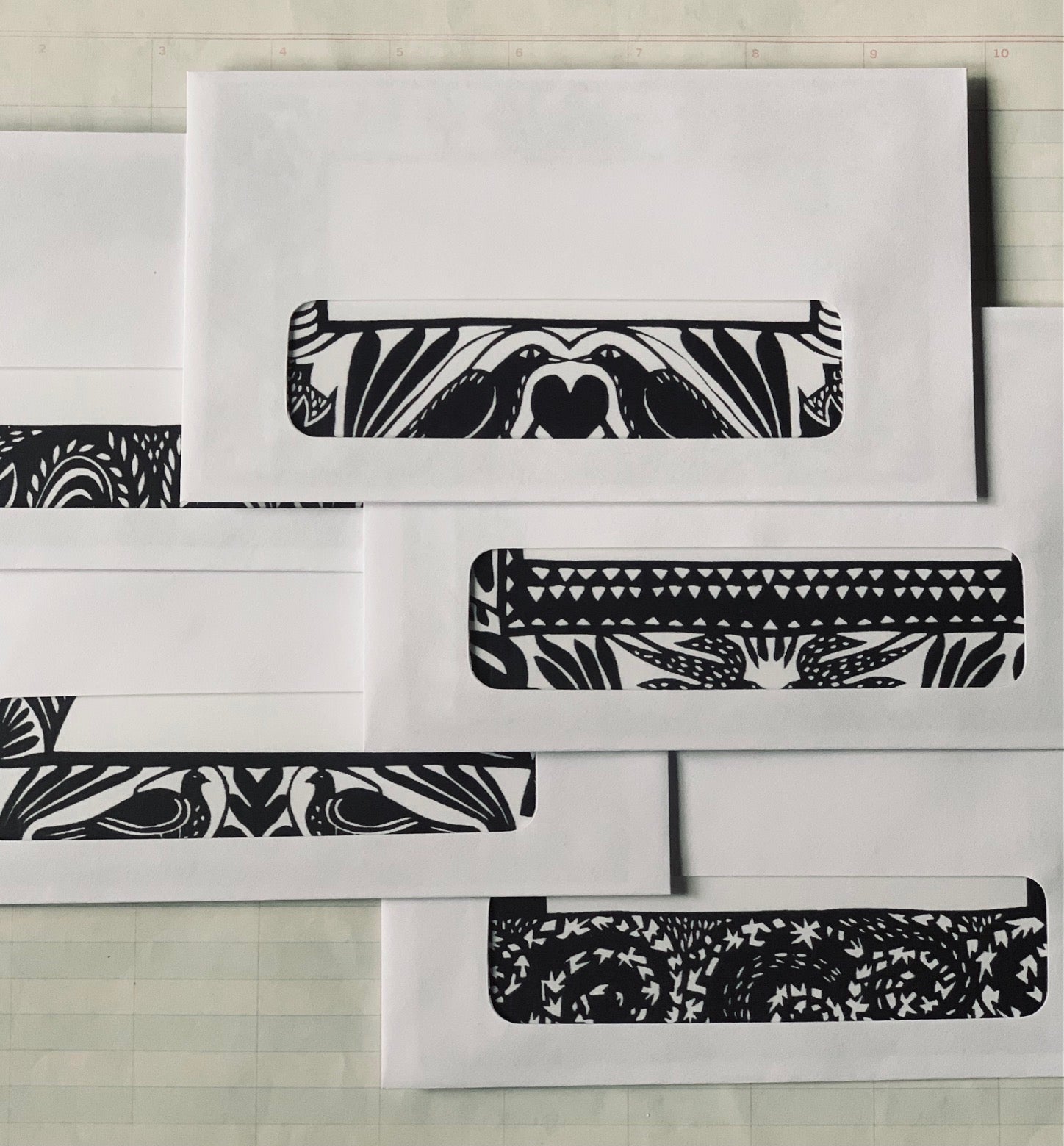 Papercut Scene Little Flat Notecards - PARCEL