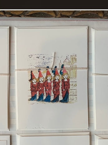 Little Folks Painted Notecards - PARCEL
