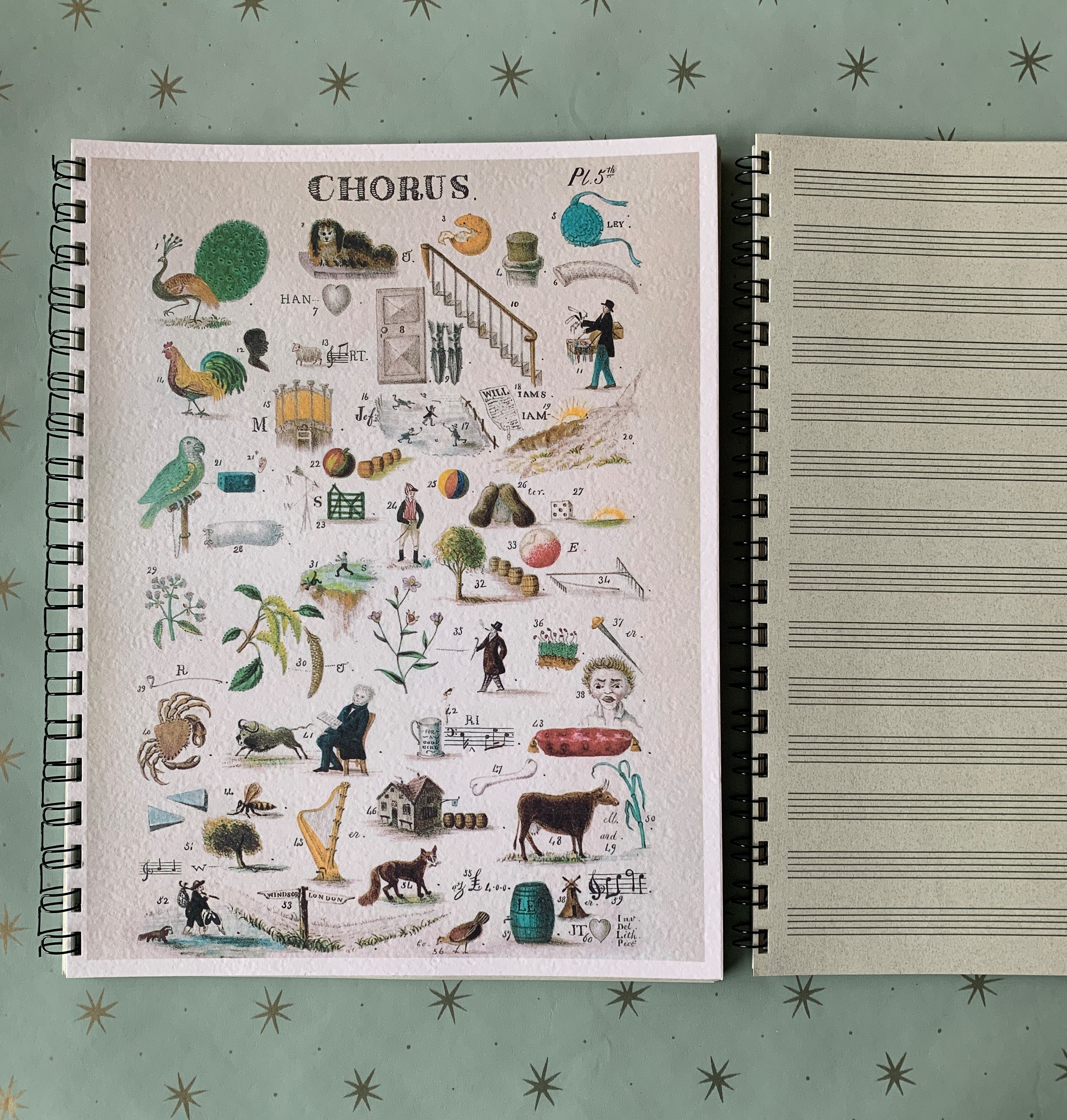 Cast of Characters Rebus Notebooks - PARCEL
