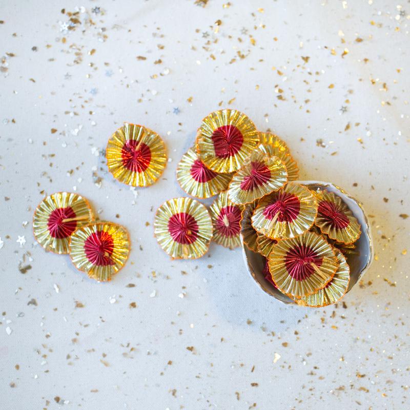 Ribbon Pinwheel Rosettes - PARCEL