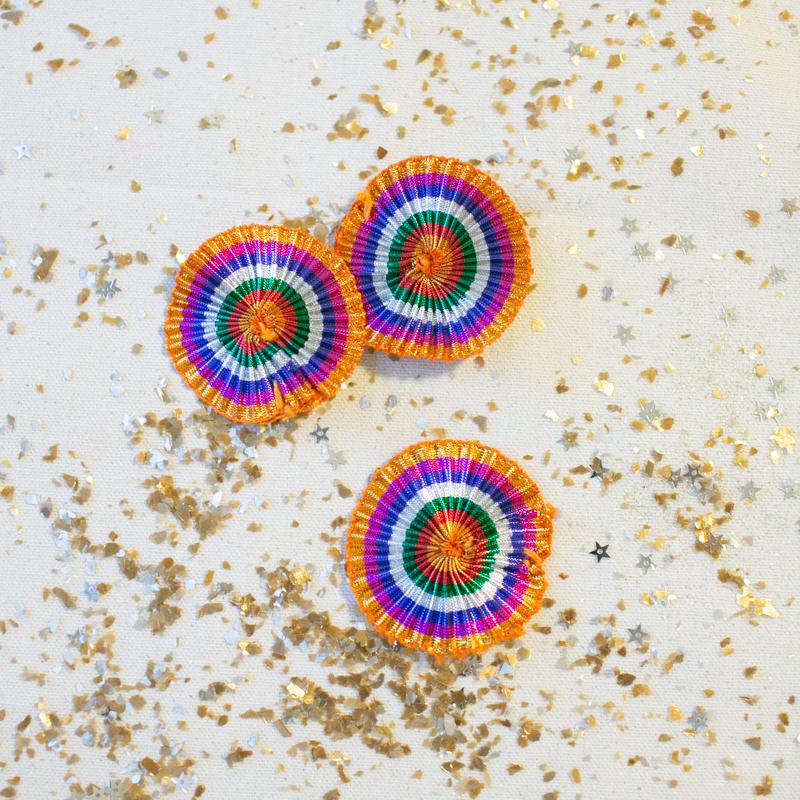Ribbon Pinwheel Rosettes - PARCEL
