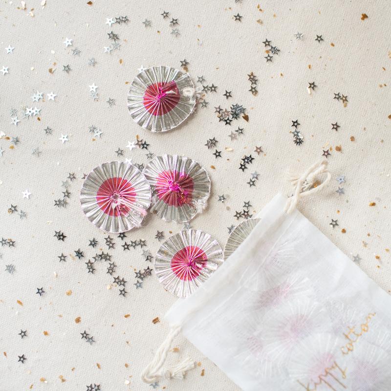 Ribbon Pinwheel Rosettes - PARCEL