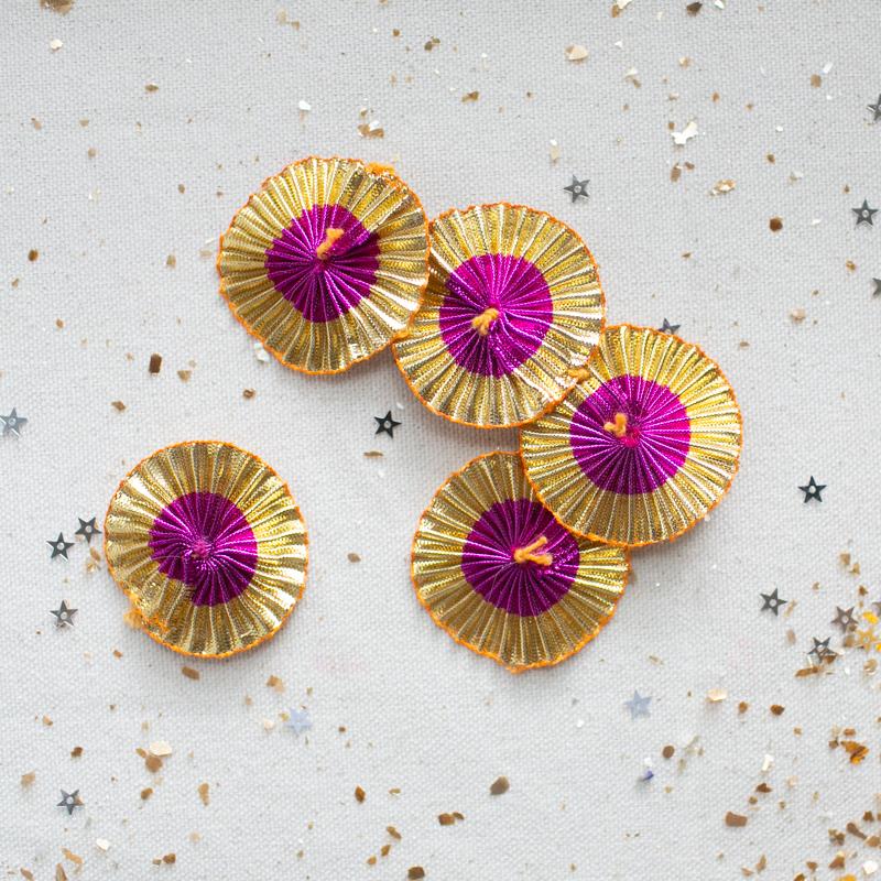 Ribbon Pinwheel Rosettes - PARCEL