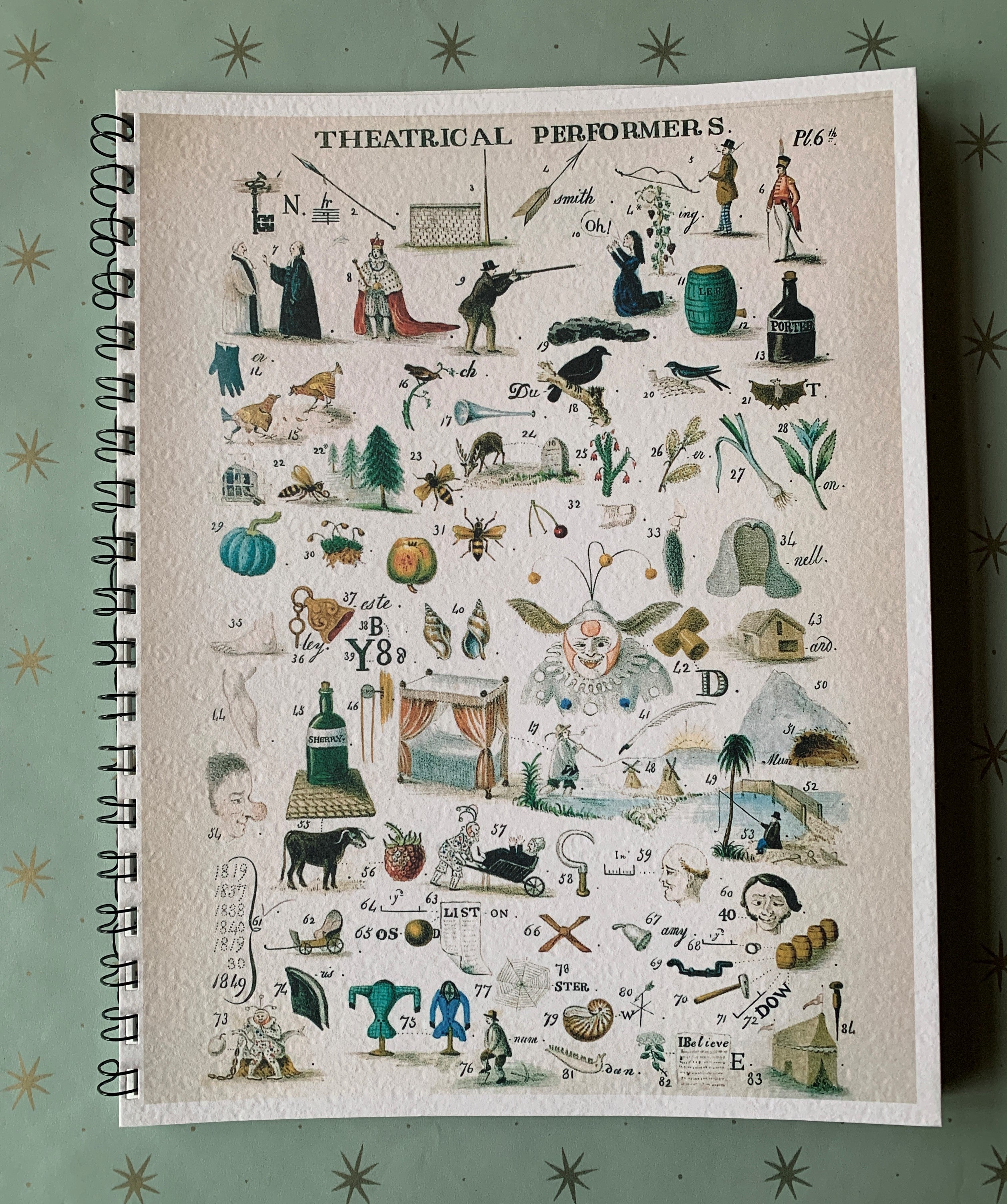 Cast of Characters Rebus Notebooks - PARCEL