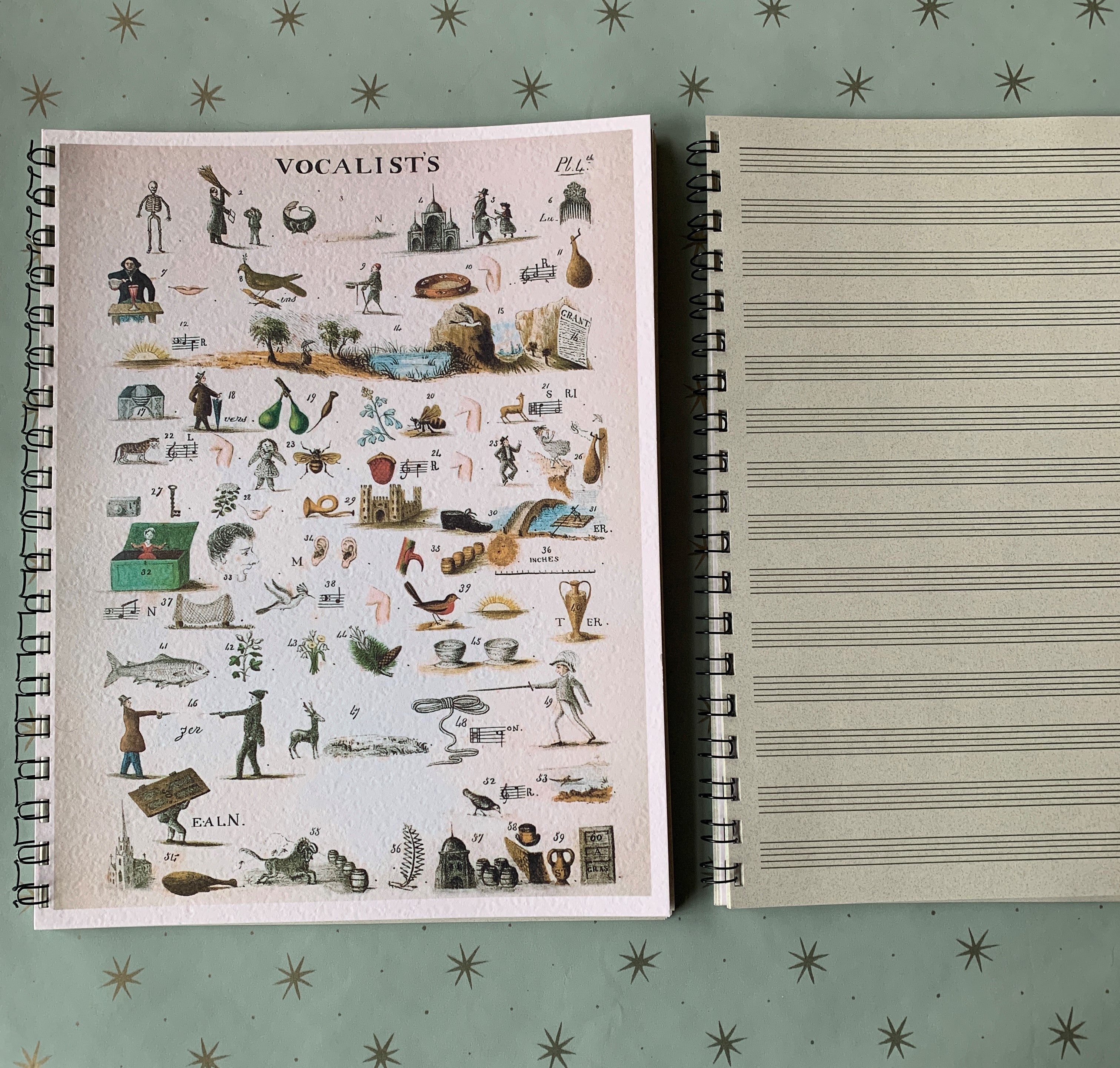 Cast of Characters Rebus Notebooks - PARCEL